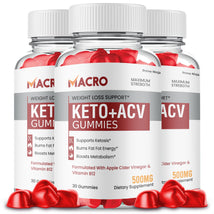Macro Keto ACV Gummies (3 Pack)