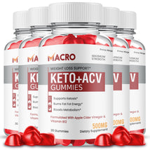 Macro Keto ACV Gummies (5 Pack)