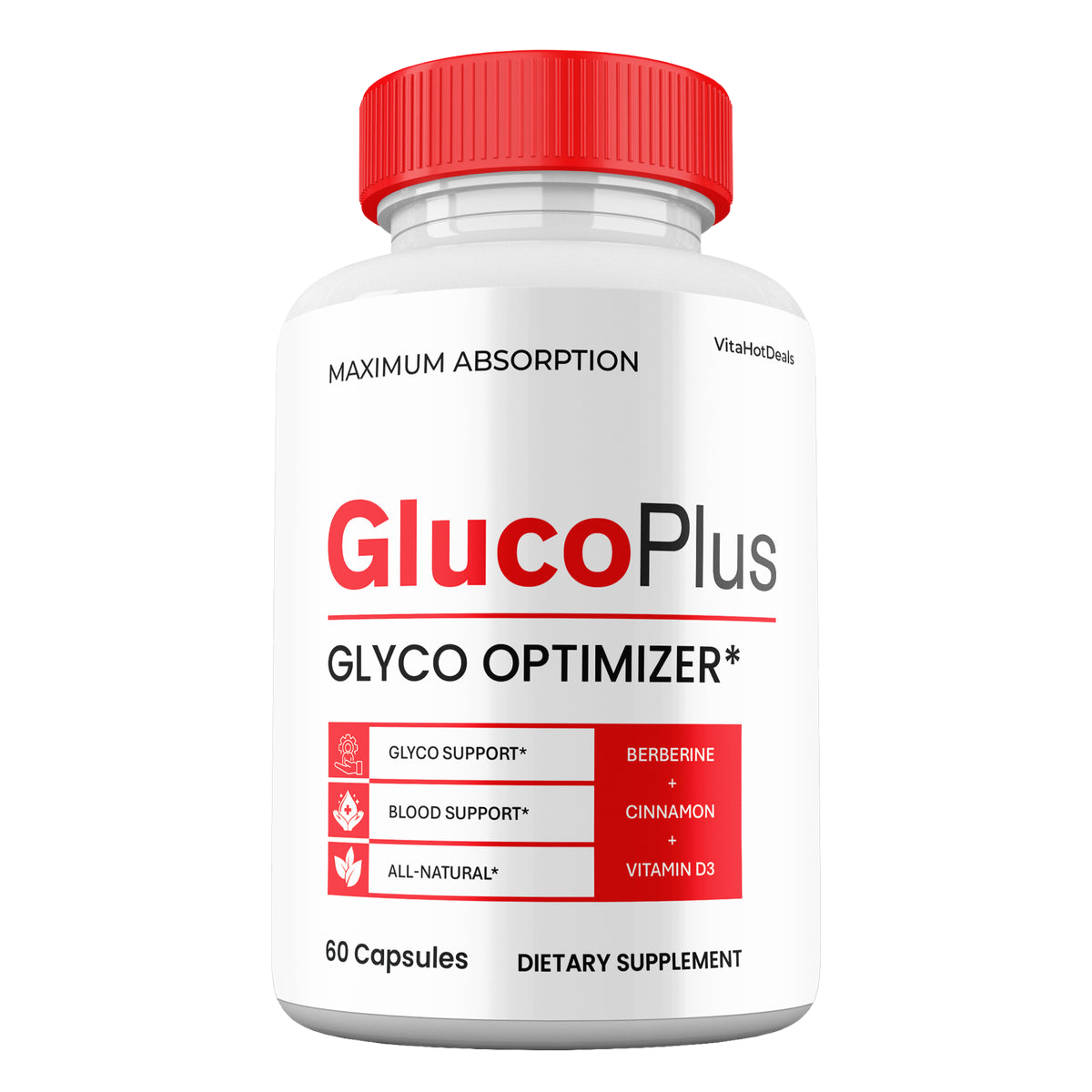 GlucoPlus Blood Support capsules (1 Pack)
