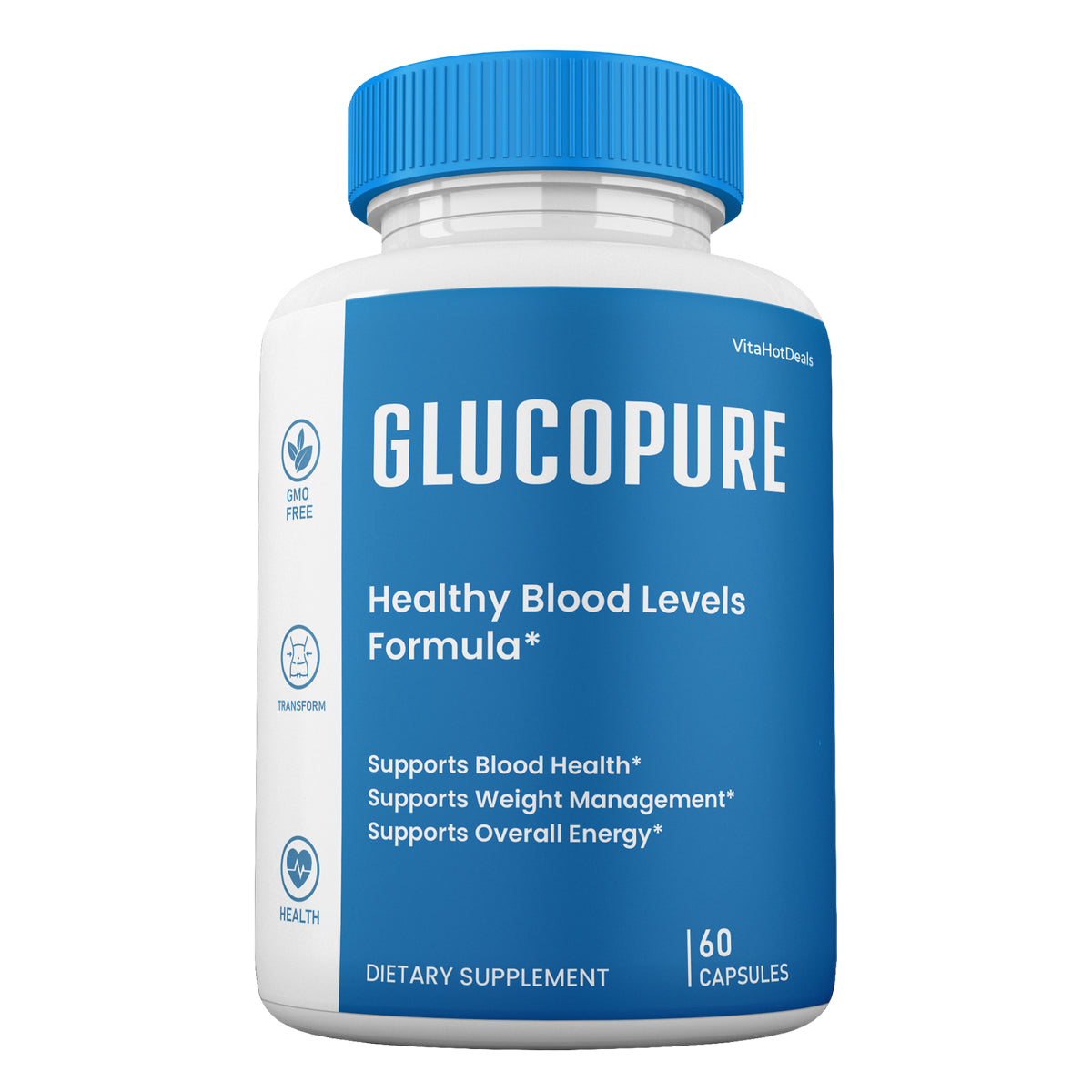 GlucoPure Blood Support capsules (1 Pack)