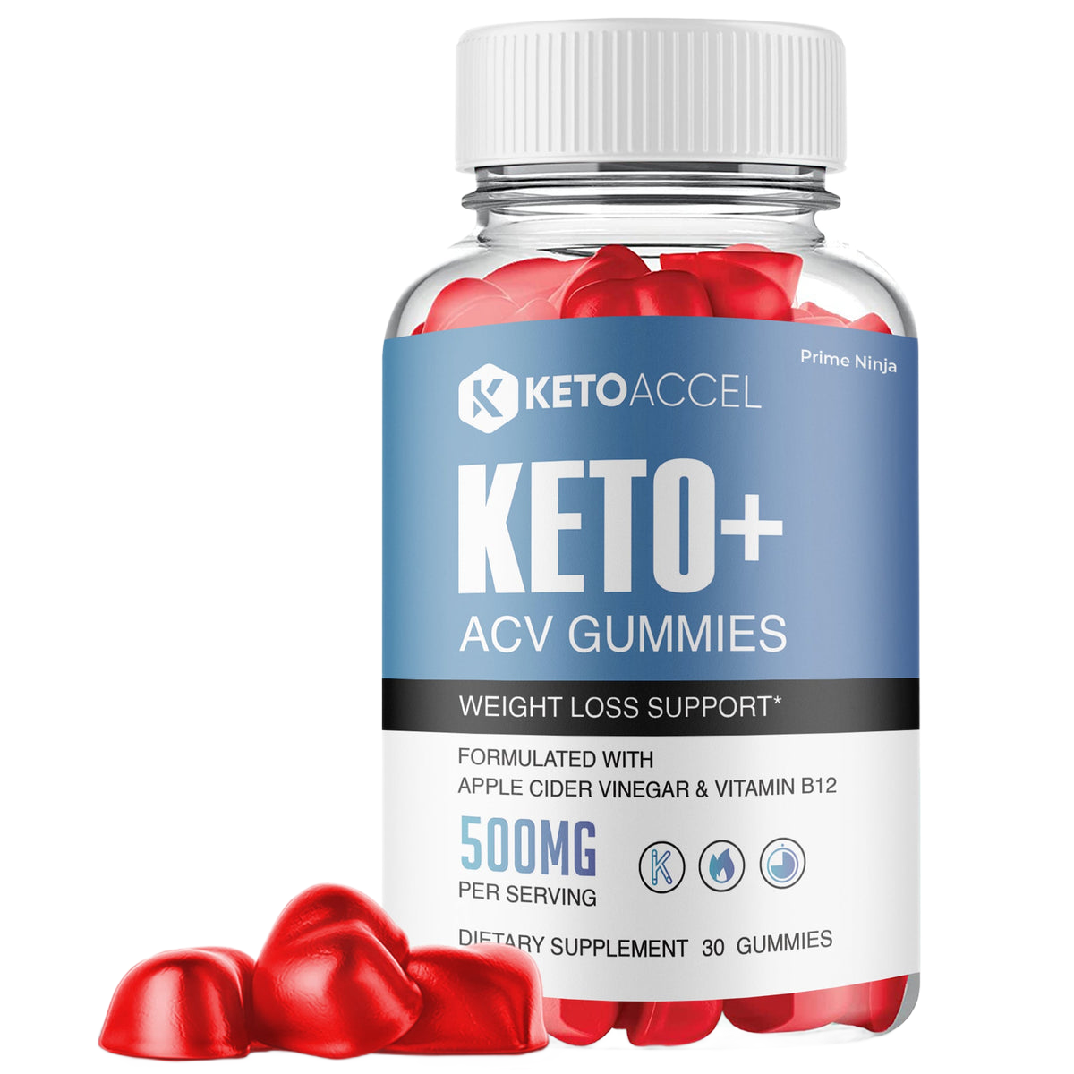 KetoAccel Keto ACV Gummies (1 Pack)