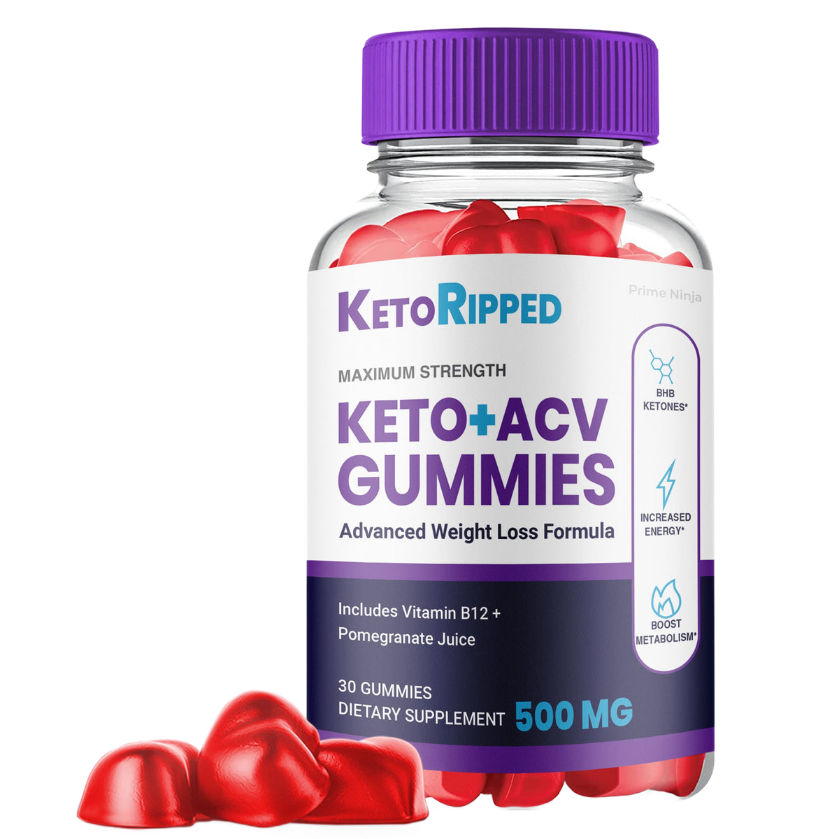 Keto Ripped ACV Gummies (1 Pack)