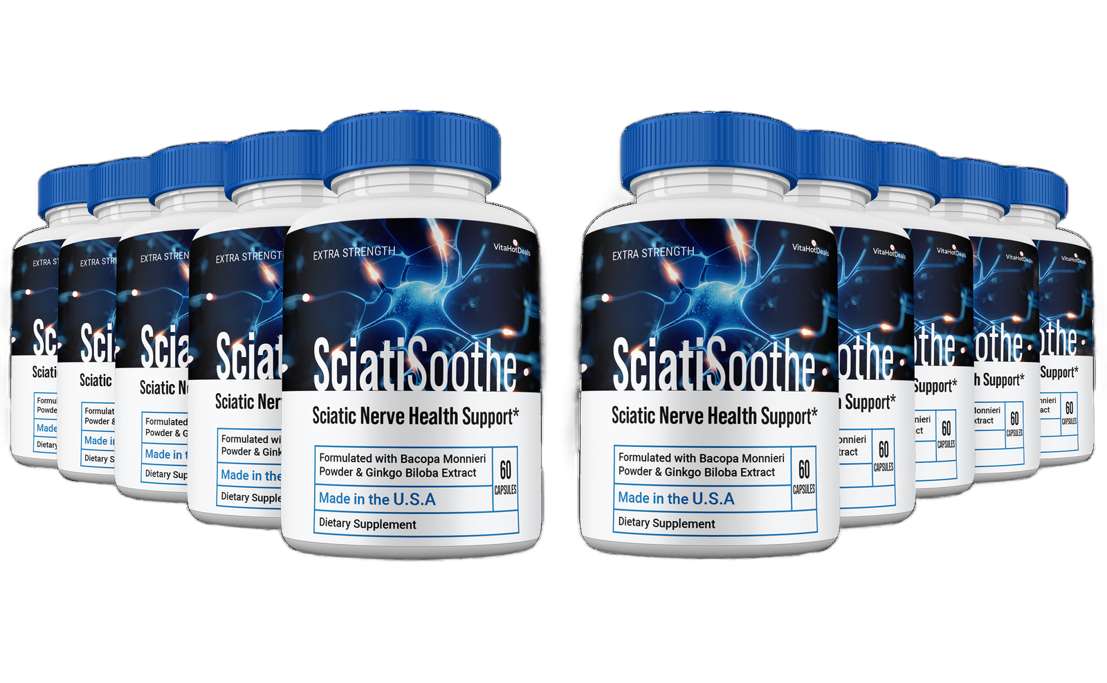 SciatiSoothe Nerve Health Support Pills (10 Pack)