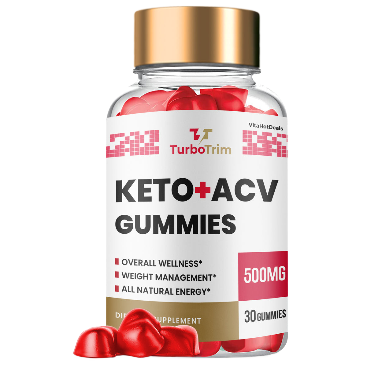 Turbo Trim Keto ACV Gummies (1 Pack)