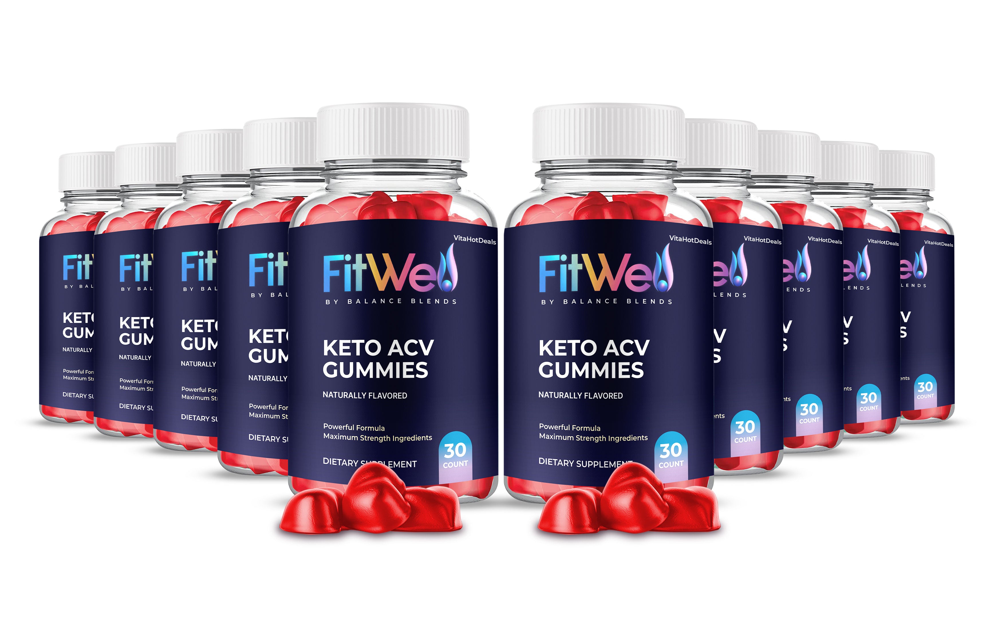 FitWell Keto ACV Gummies (10 Pack)