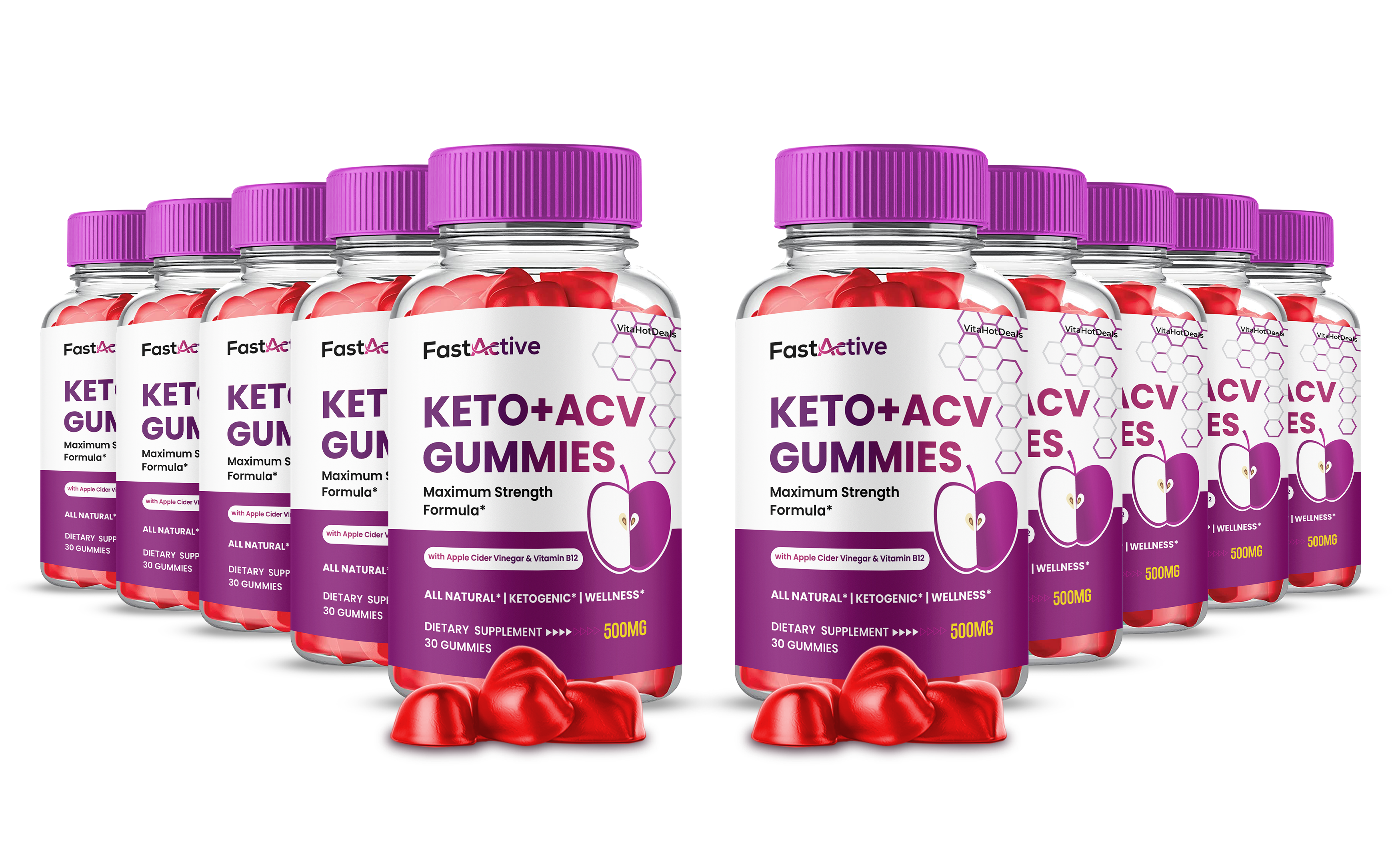 Fast Active Keto ACV Gummies (10 Pack)