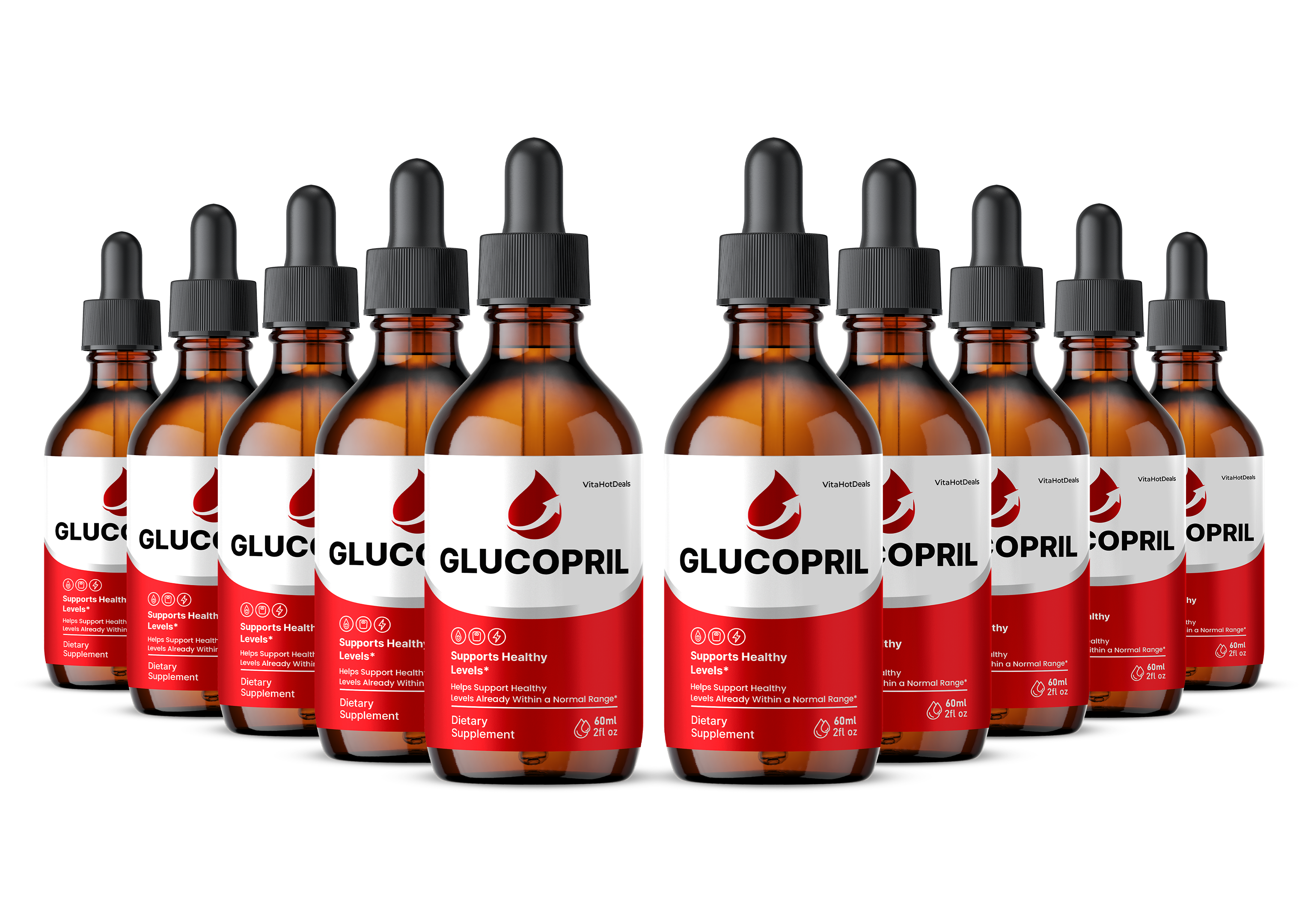 GlucoPril Drops (10 Pack)