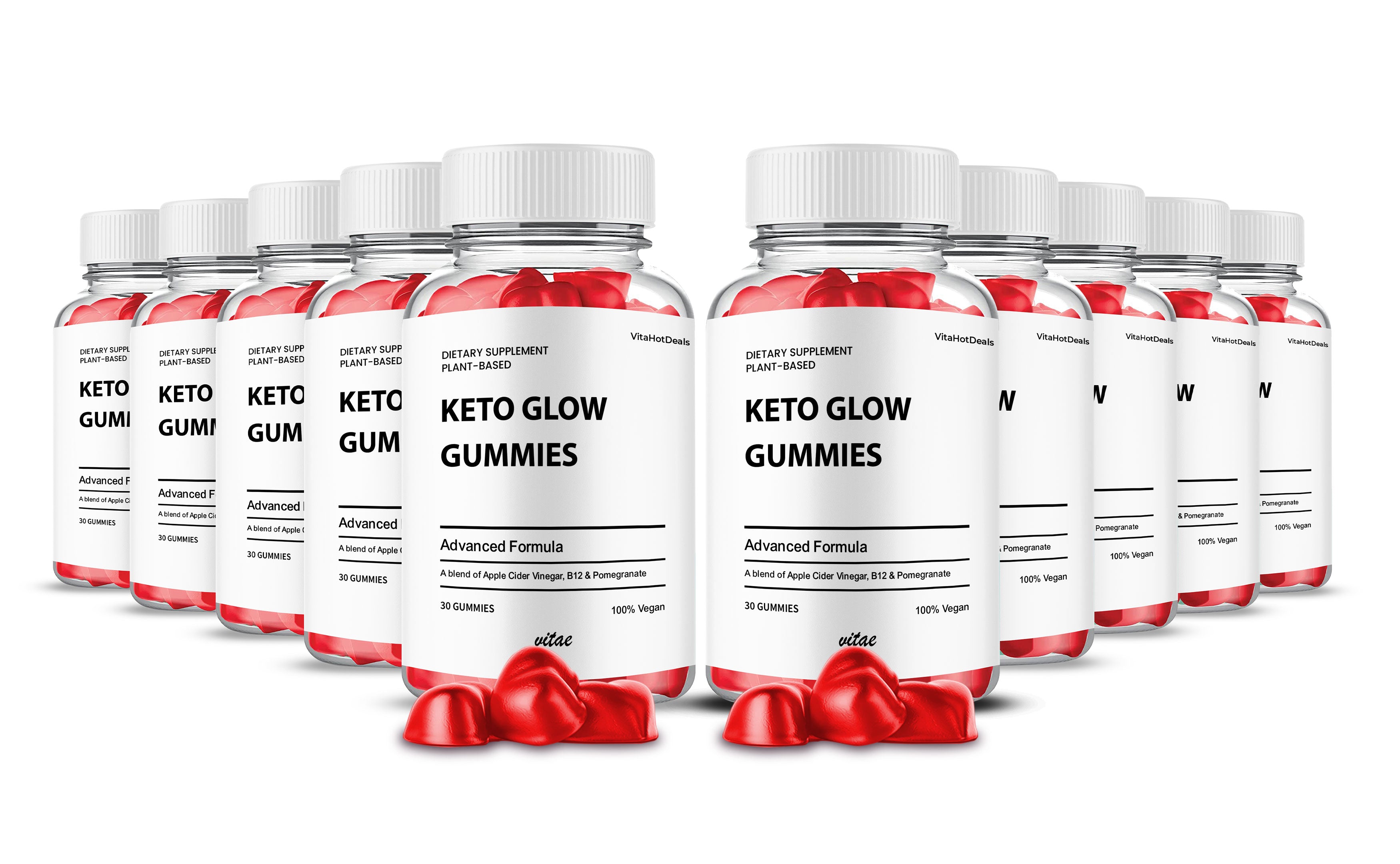 Keto Glow ACV Gummies (10 Pack)