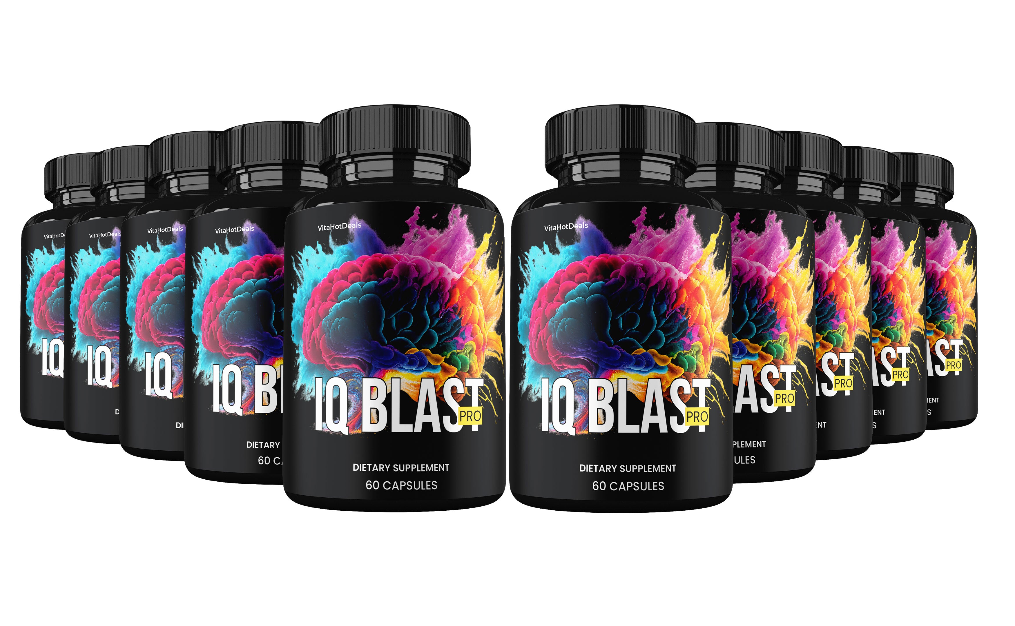 IQ Blast Pro Supports Healthy Brain Capsules (10 Pack)
