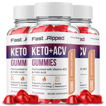 Fast Ripped Keto ACV Gummies (3 Pack)