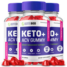 KetoBod Keto ACV Gummies (3 Pack)