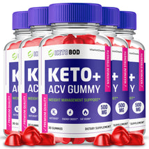 KetoBod Keto ACV Gummies (5 Pack)