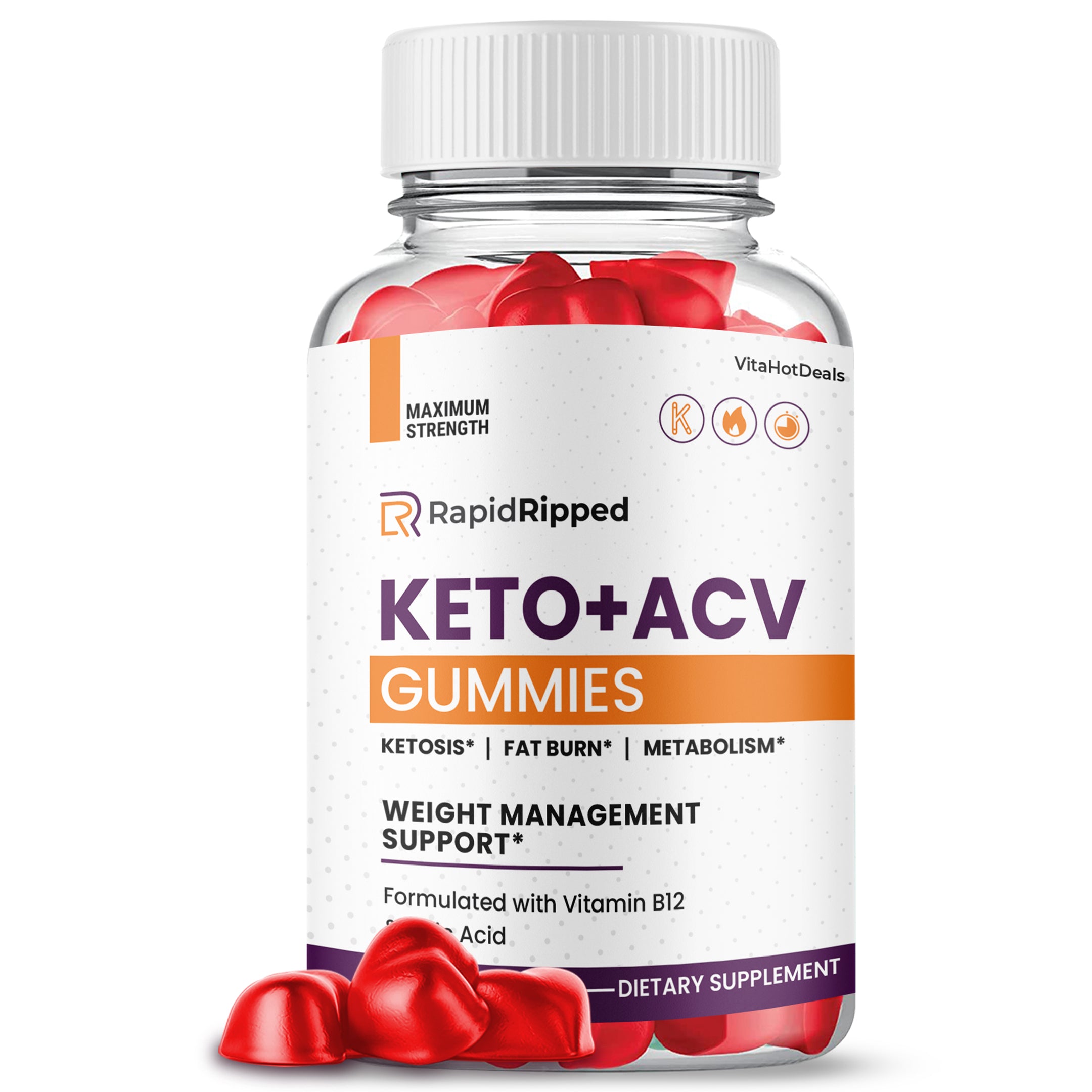 Rapid Ripped Keto ACV Gummies (1 Pack)