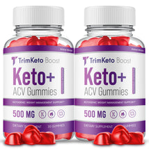 TrimKeto Boost Keto ACV Gummies (2 Pack)