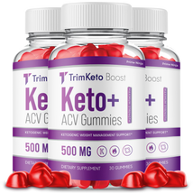 TrimKeto Boost Keto ACV Gummies (3 Pack)