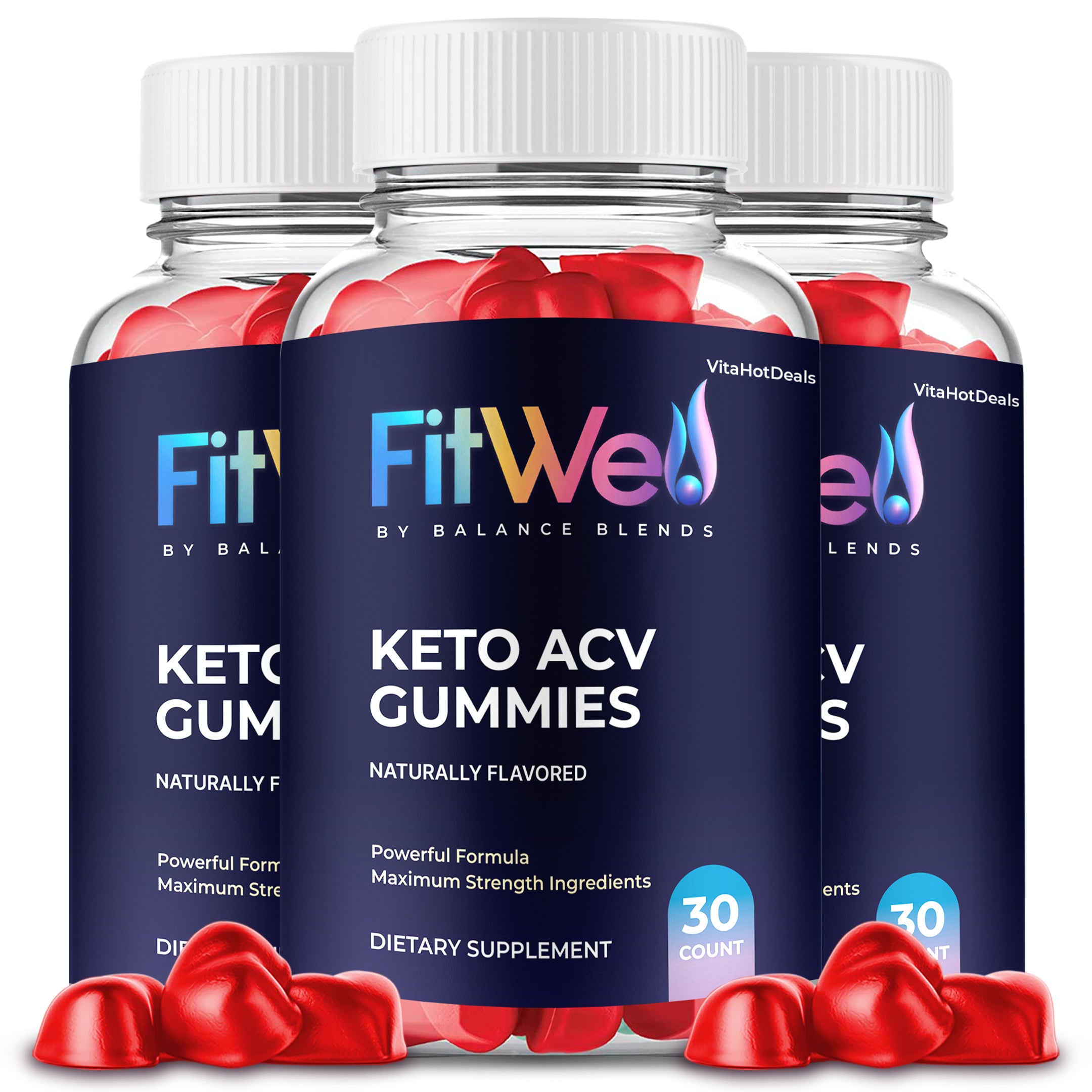 FitWell Keto ACV Gummies (3 Pack)