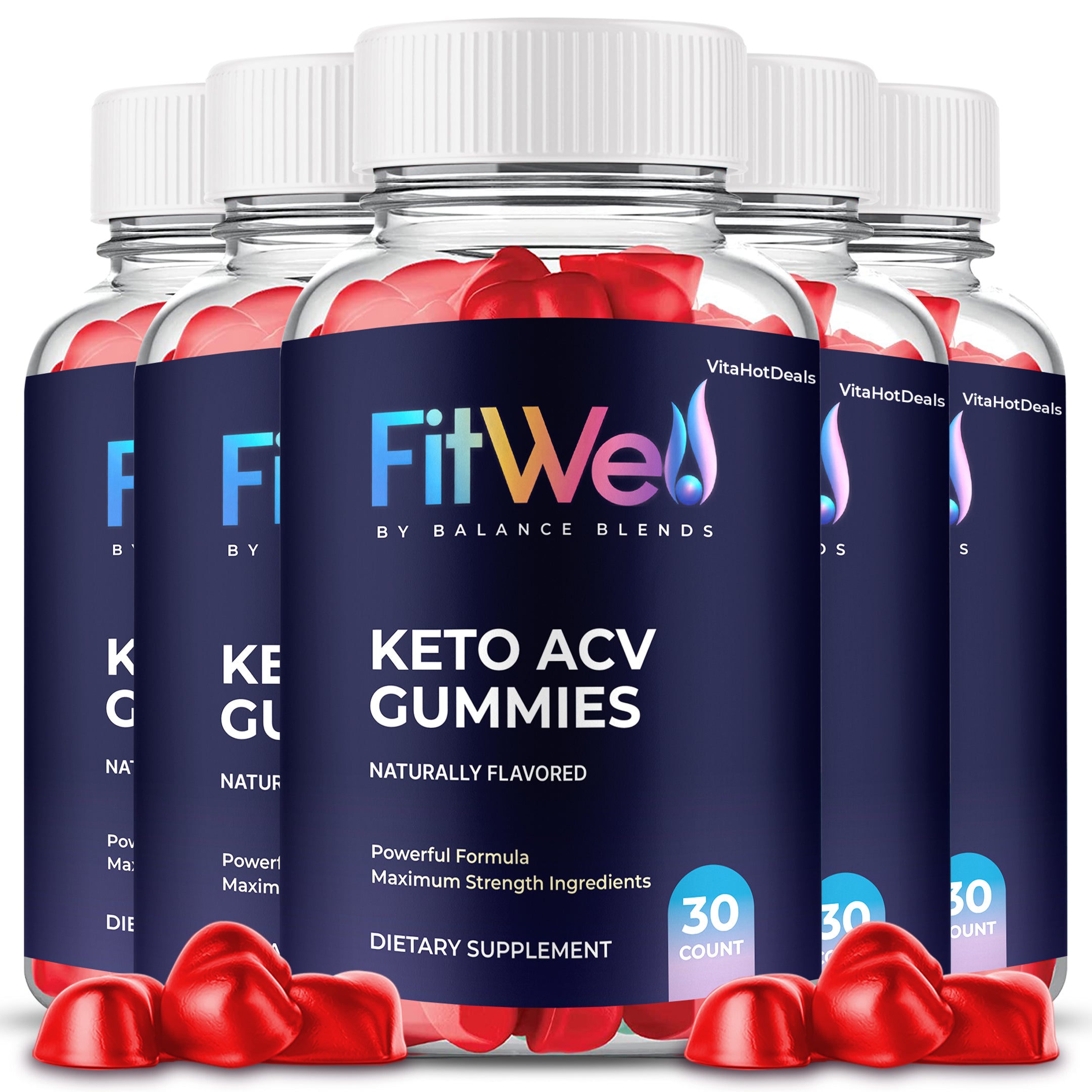 FitWell Keto ACV Gummies (5 Pack)