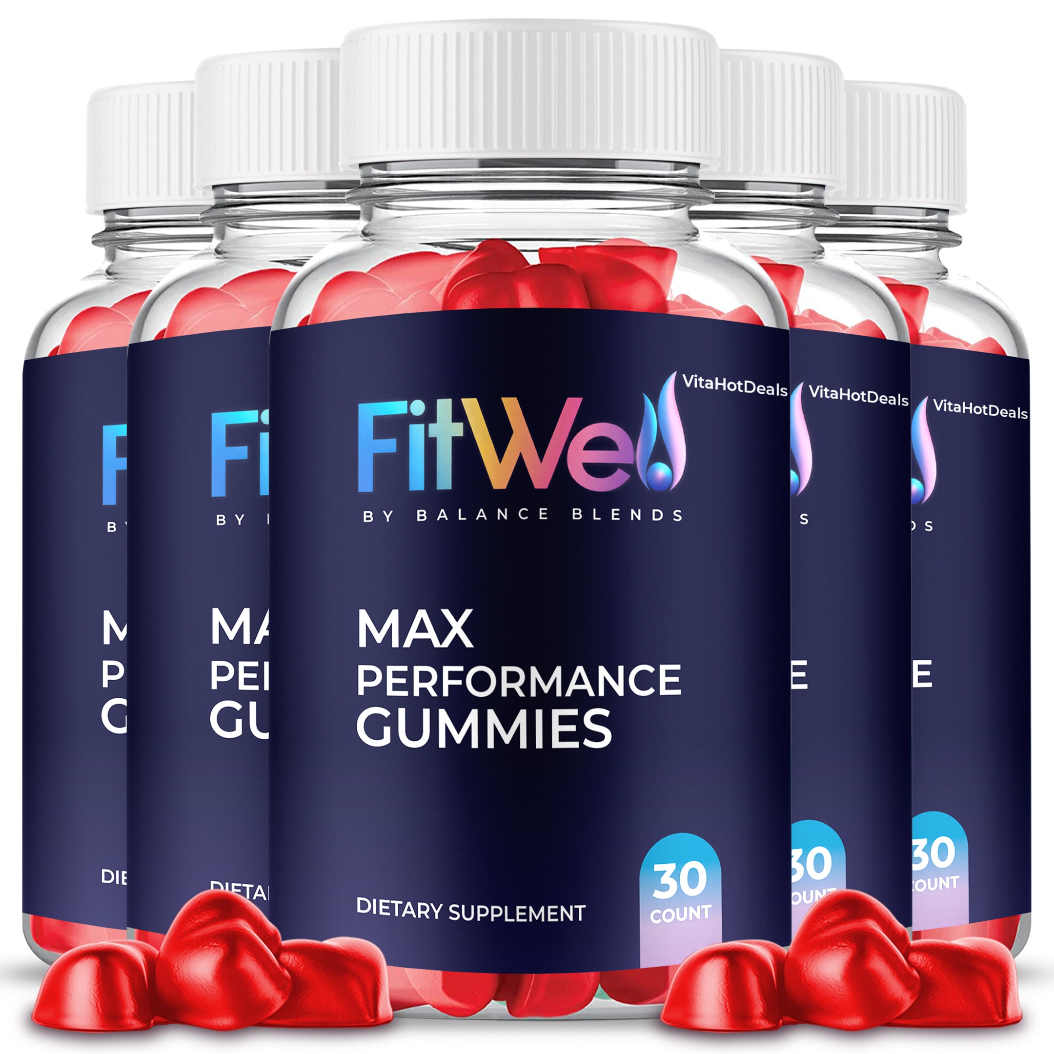FitWell Max Performance Gummies (5 Pack)