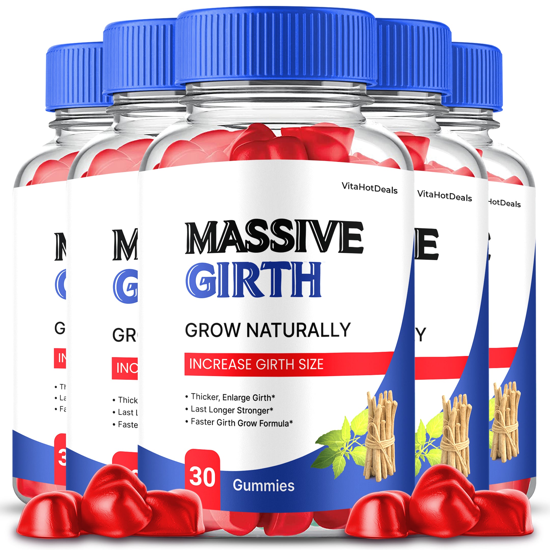 Massive Girth Gummies (5 Pack)