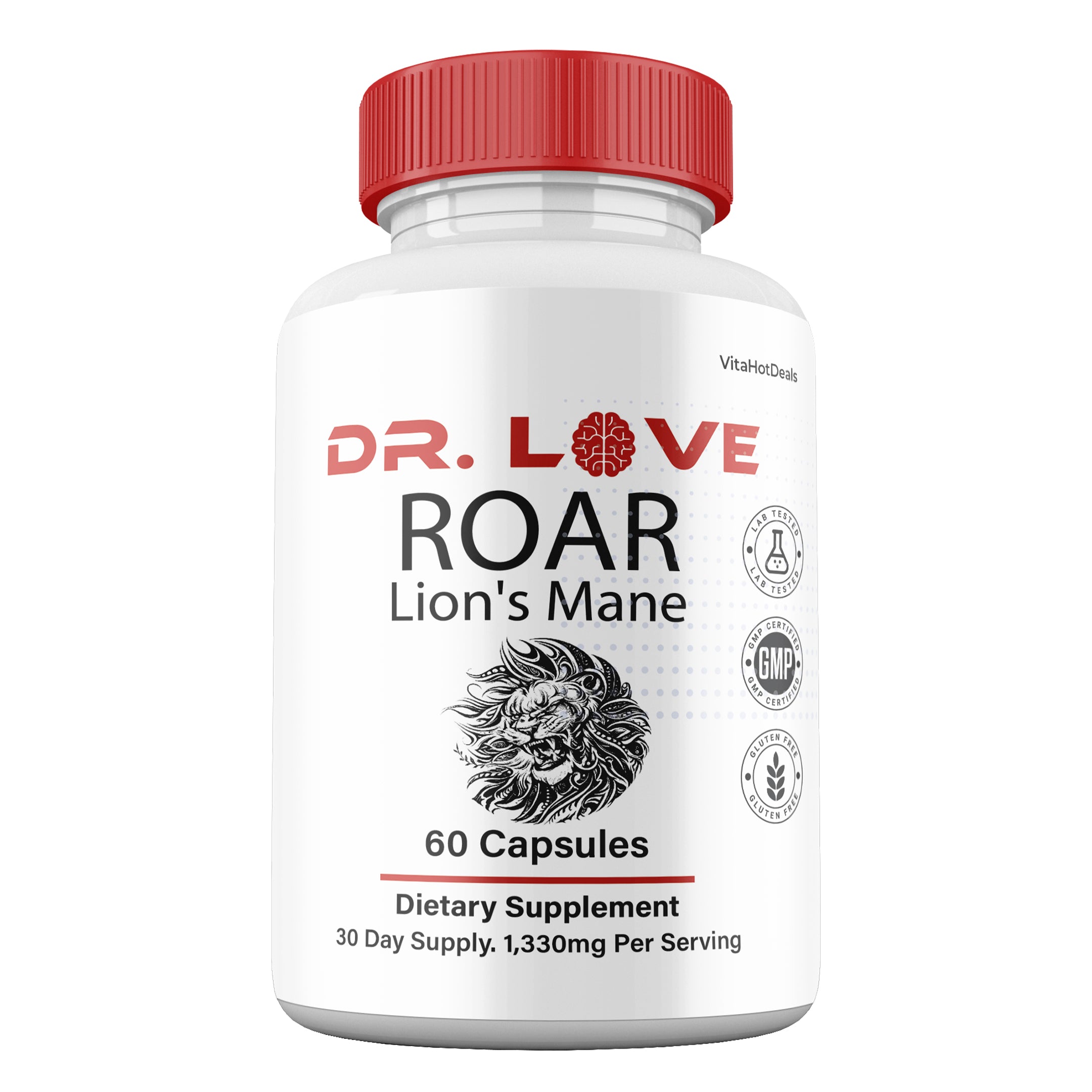 Dr. Love Roar Lion’s Mane Capsules (1 Pack)