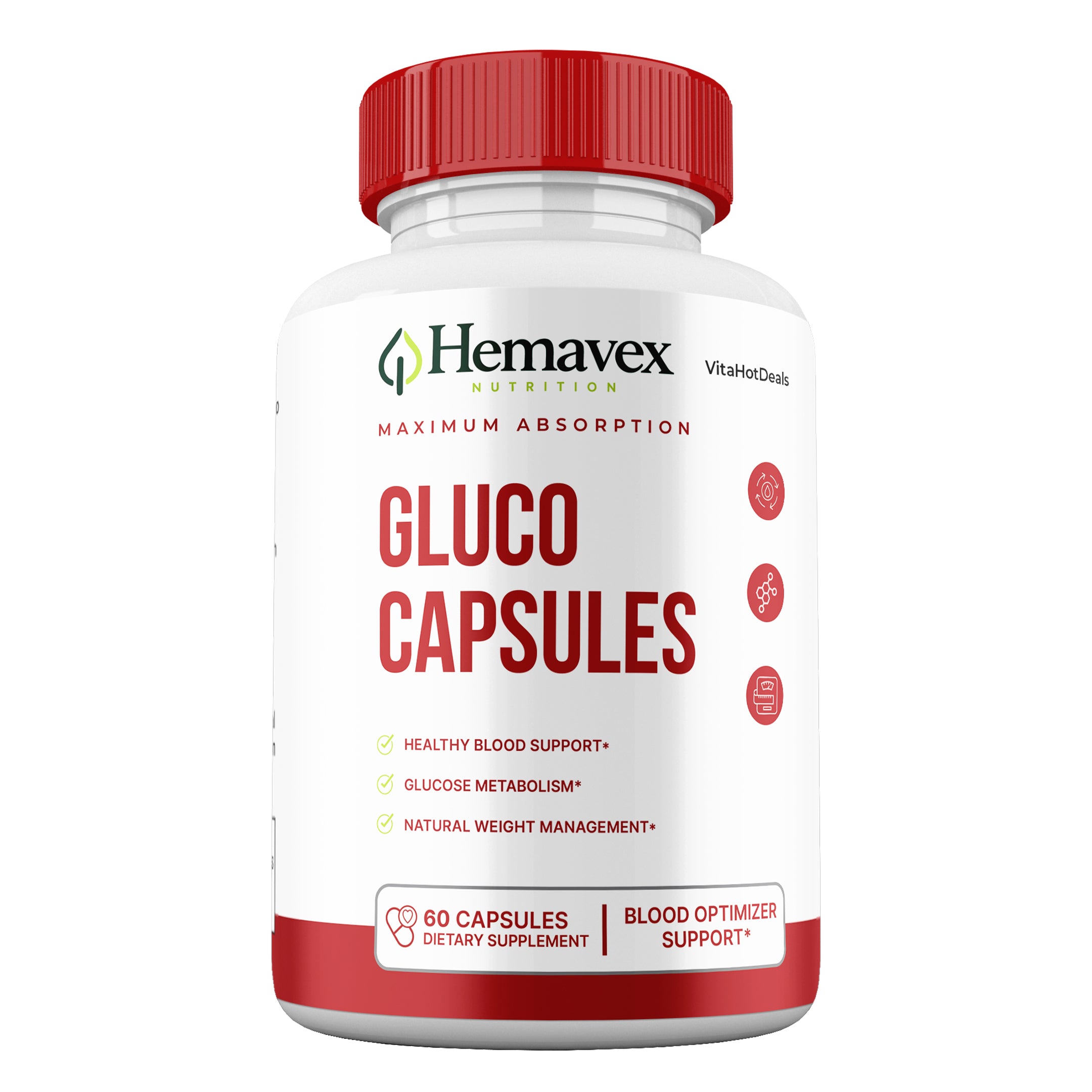 Hemavex Gluco Capsules (1 Pack)