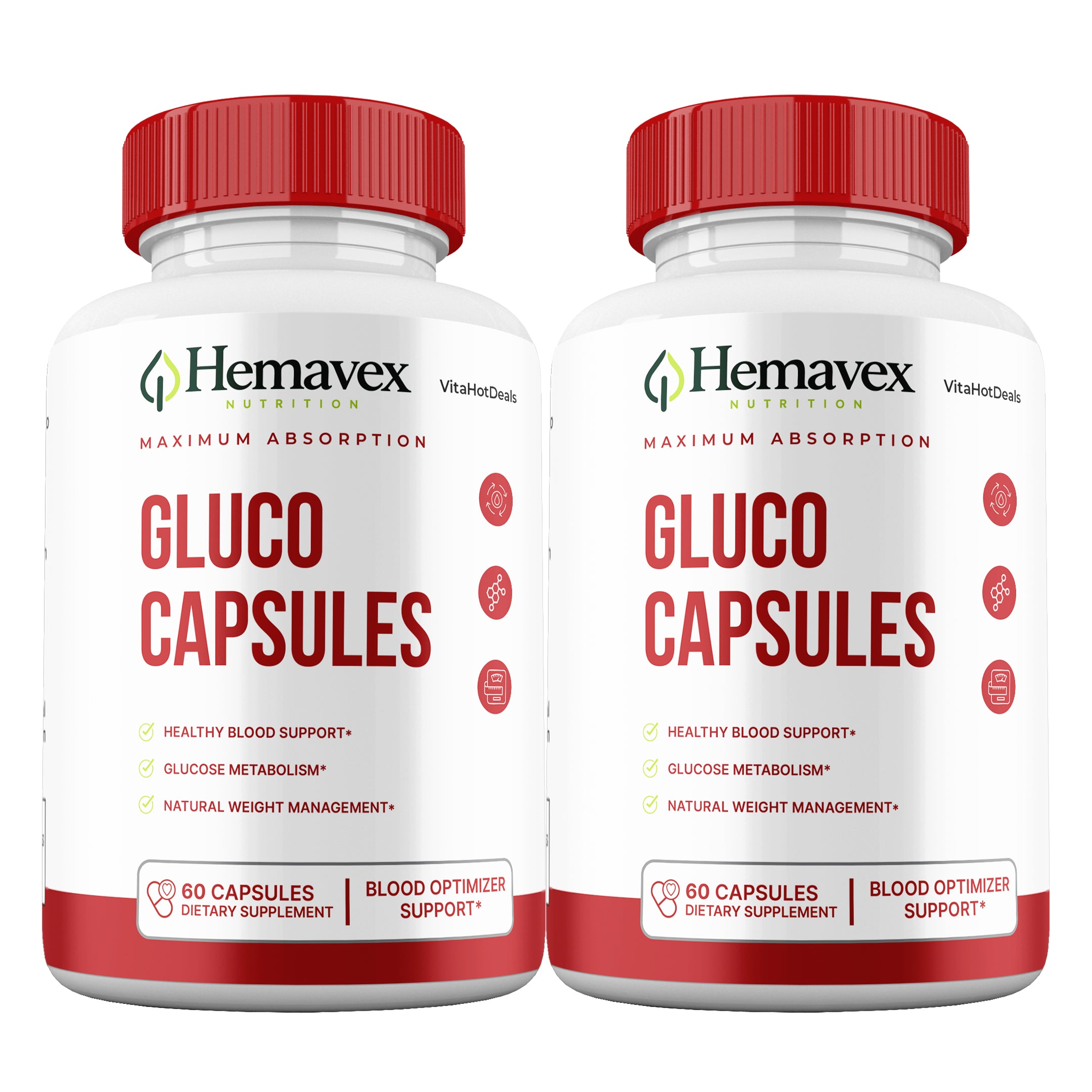 Hemavex Gluco Capsules (2 Pack)