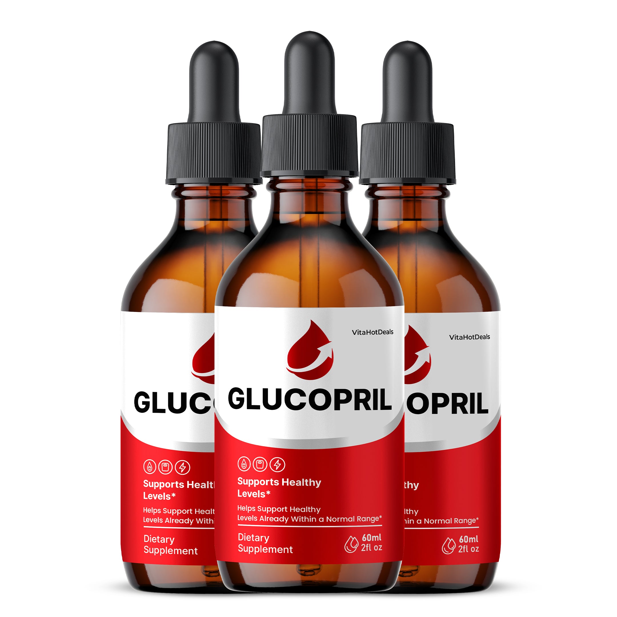GlucoPril Drops (3 Pack)