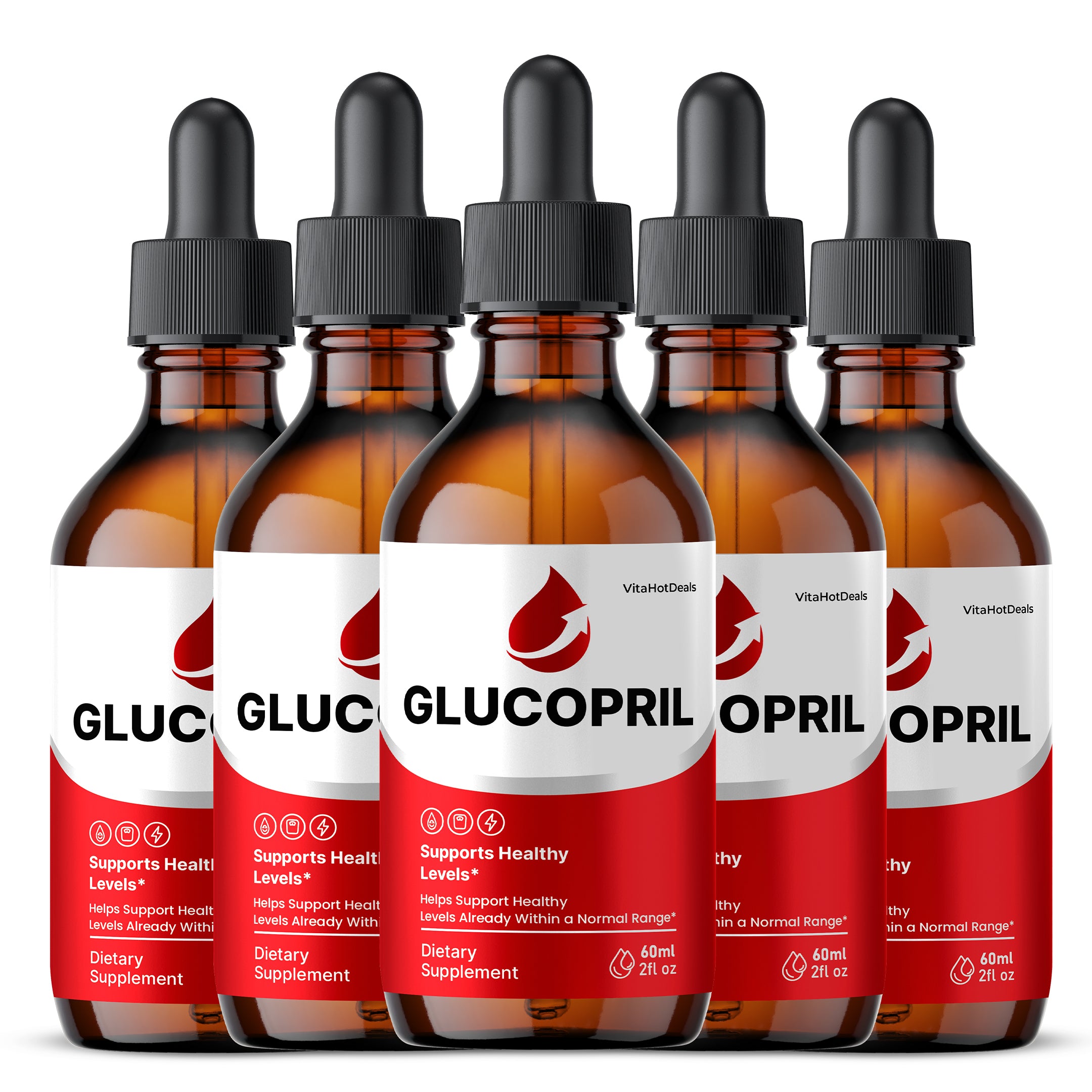 GlucoPril Drops (5 Pack)