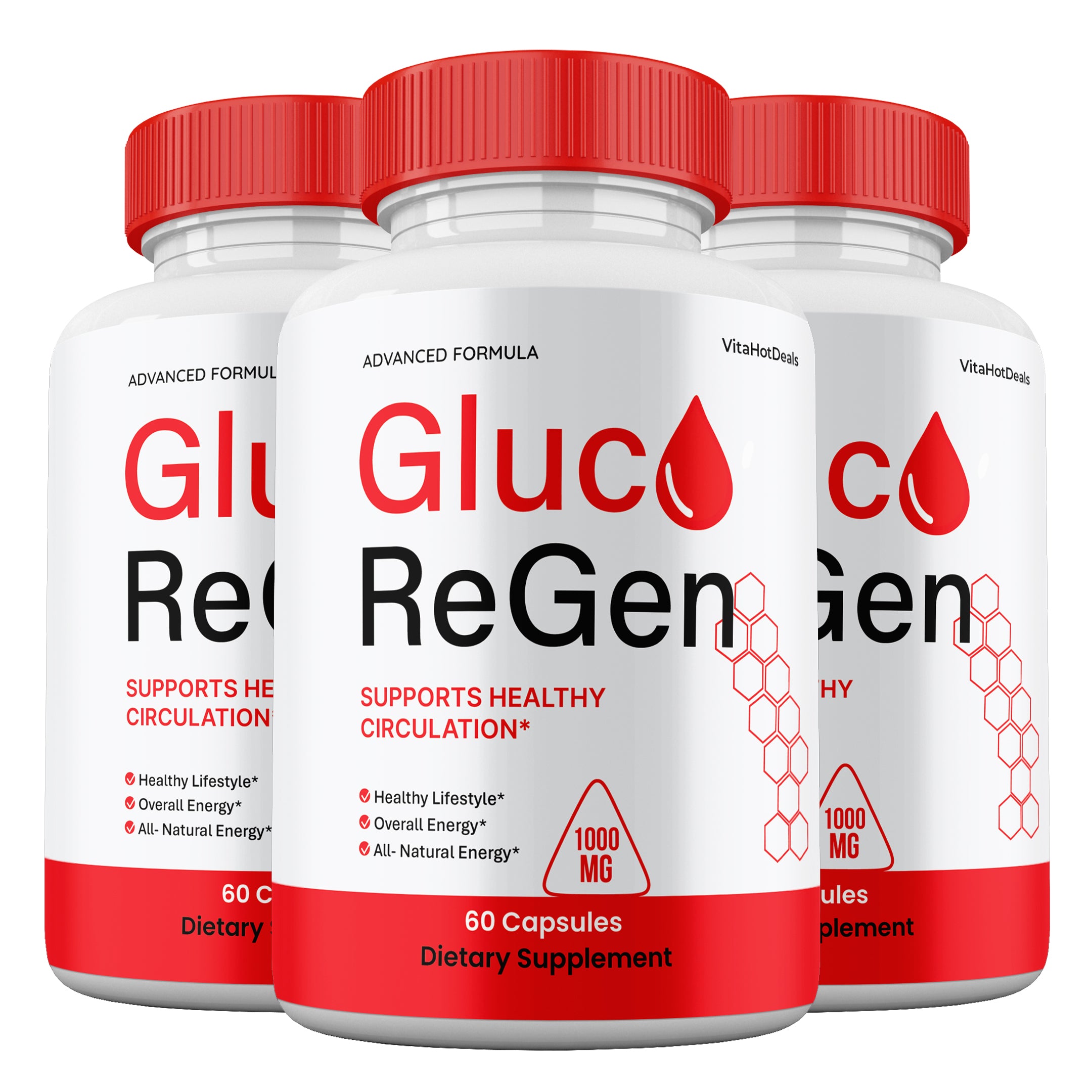 Gluco ReGen Blood Support Capsules (3 Pack)