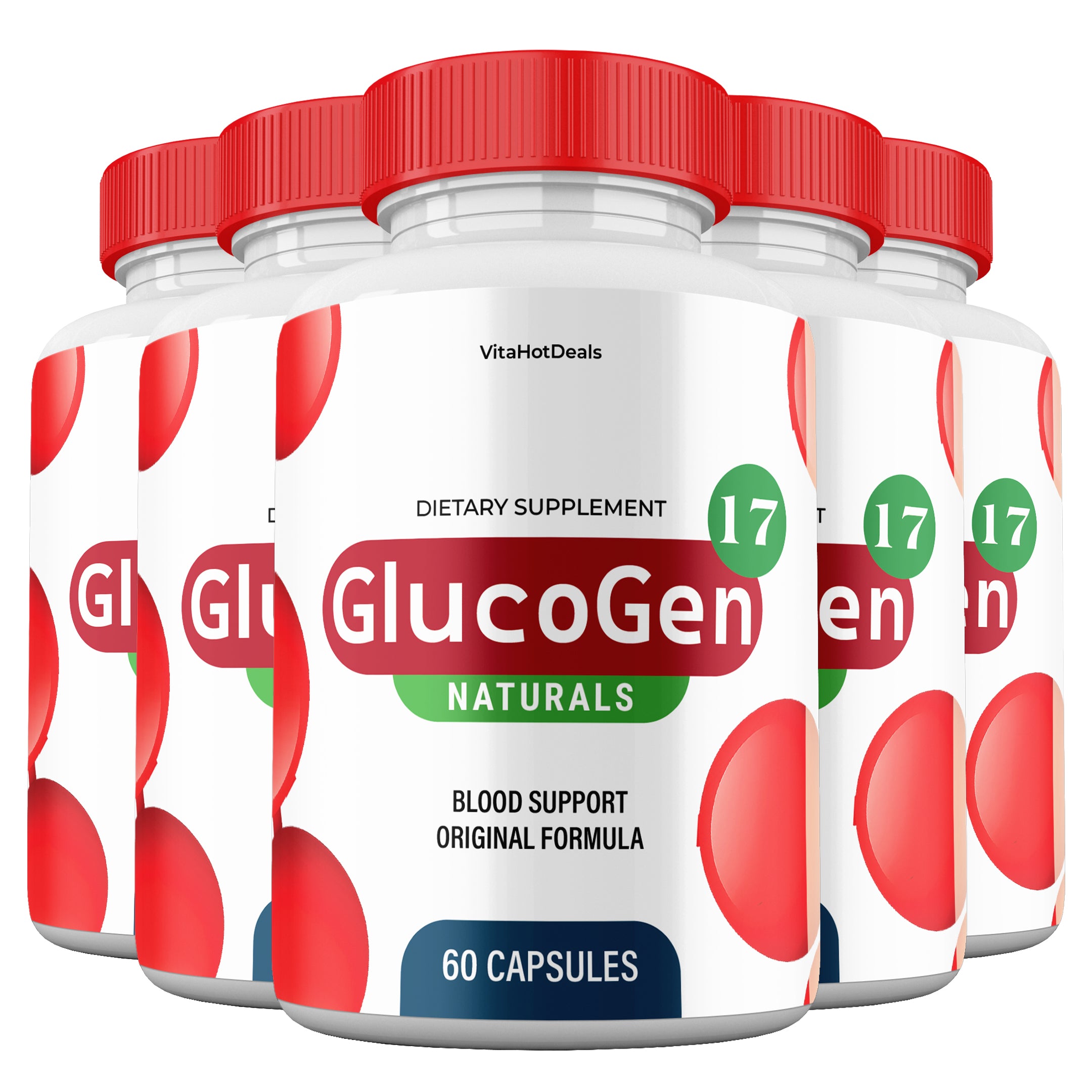 GlucoGen 17 Capsules (5 Pack)