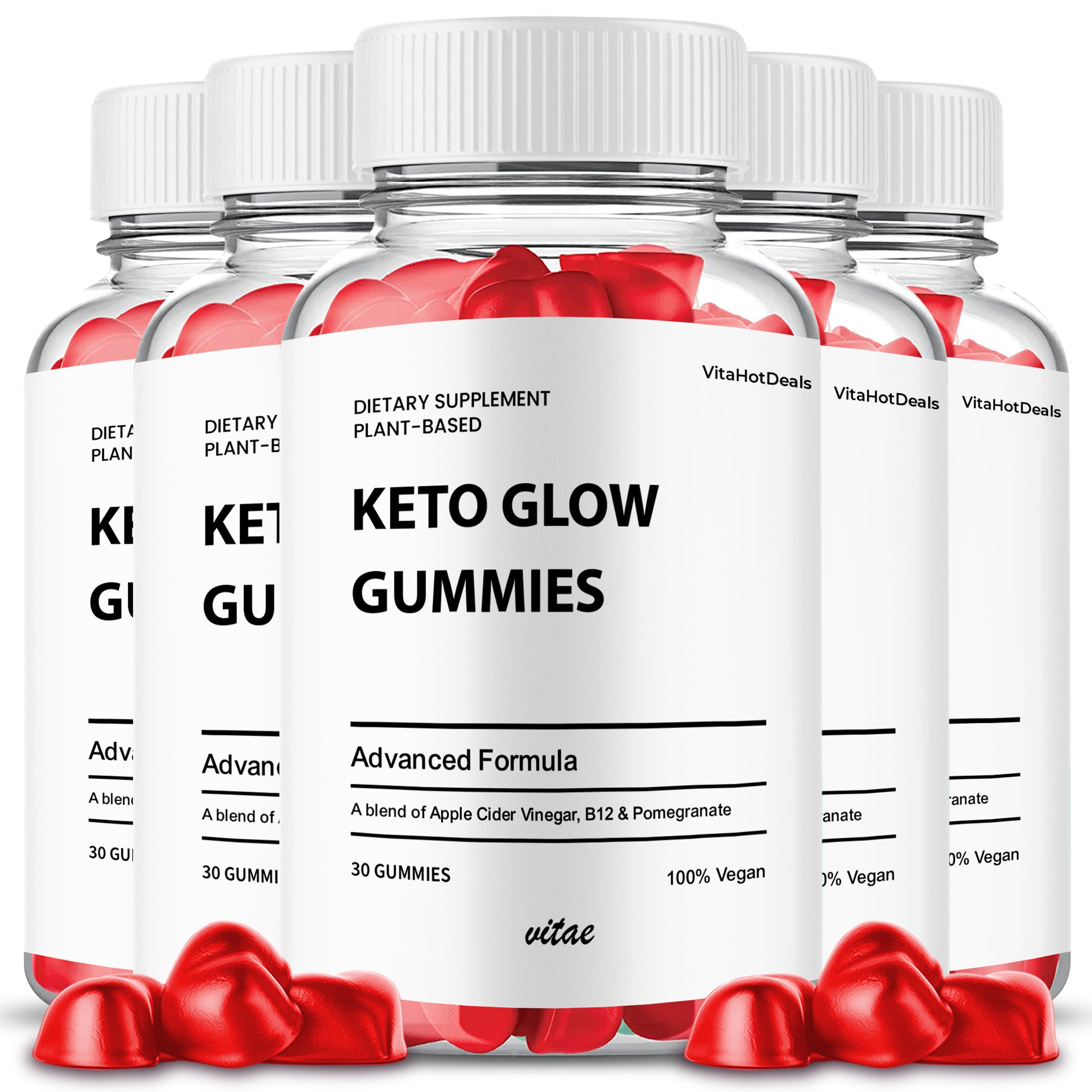 Keto Glow ACV Gummies (5 Pack)