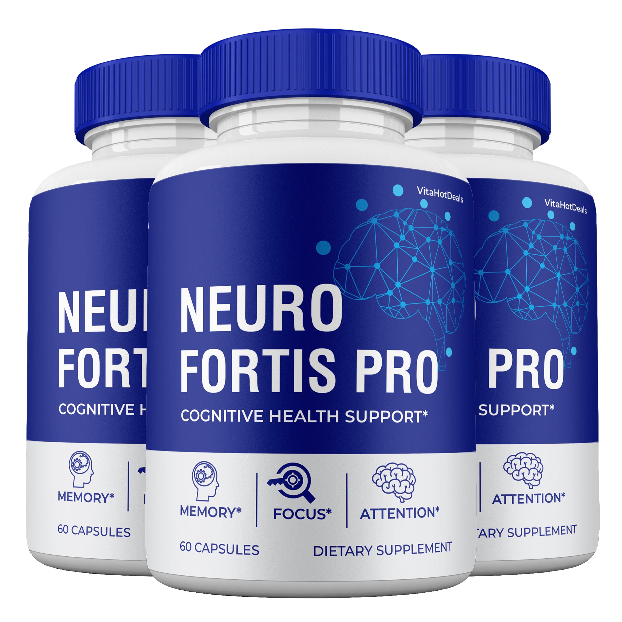 Neuro Fortis Pro Cognitive Support Capsules (3 Pack)