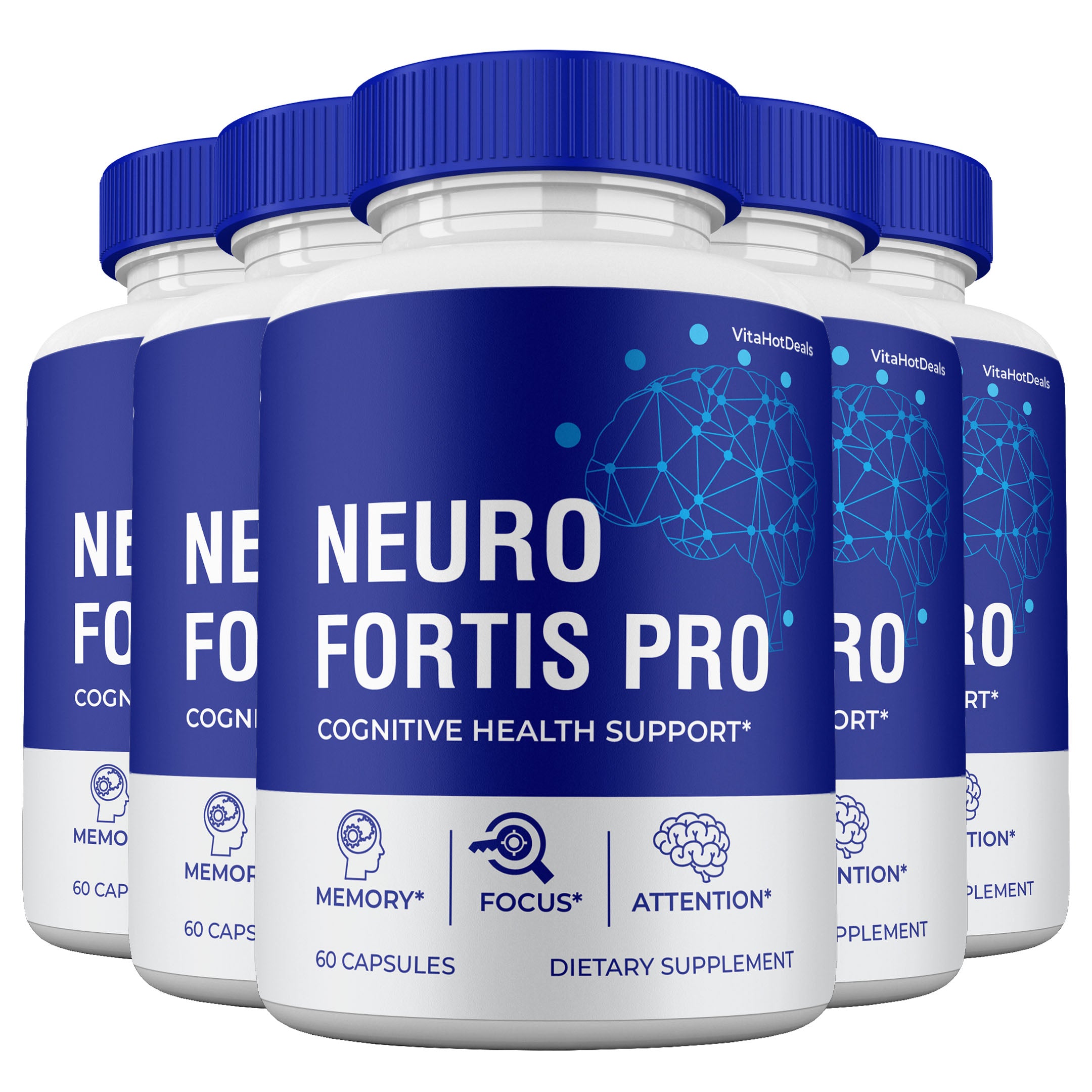 Neuro Fortis Pro Cognitive Support Capsules (5 Pack)