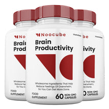 Noocube Brain Productivity Pills (3 Pack)