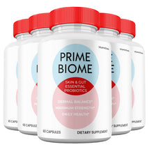 Prime Biome Skin & Gut Probiotics capsules (5 Pack)
