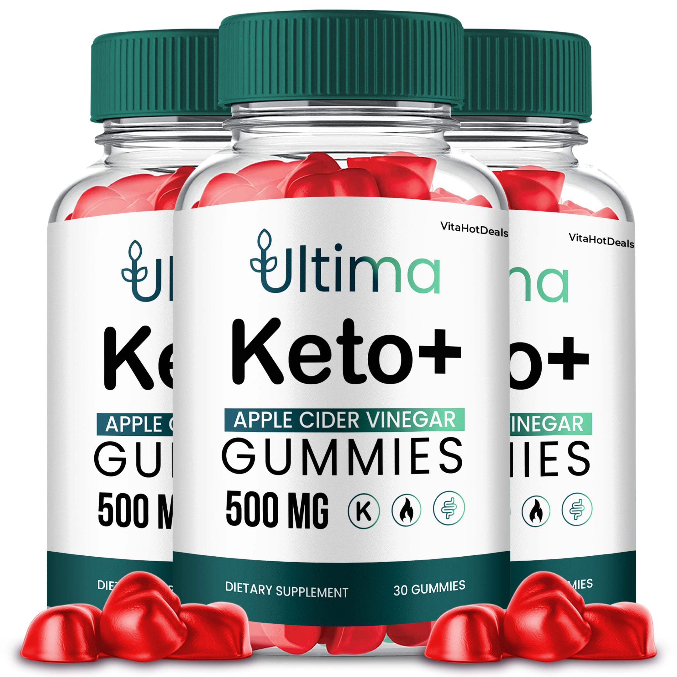 Ultima Keto+ ACV Gummies (3 Pack)