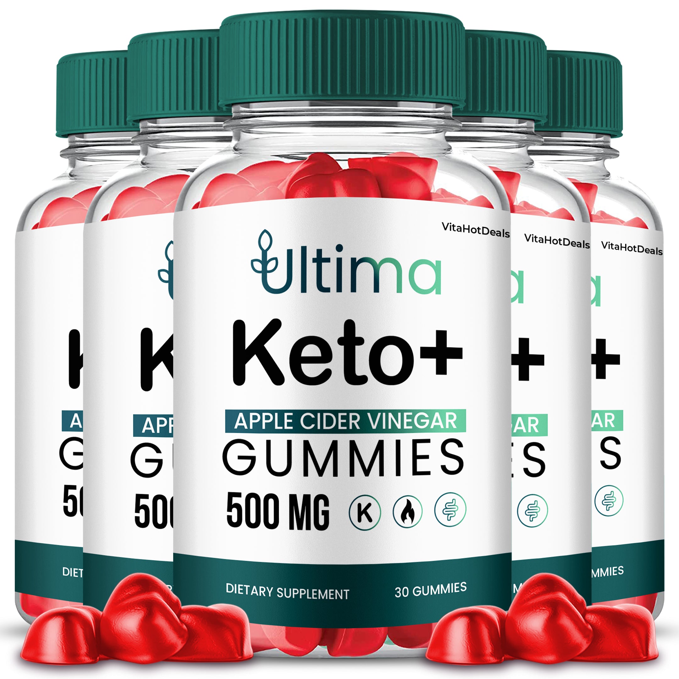Ultima Keto+ ACV Gummies (5 Pack)