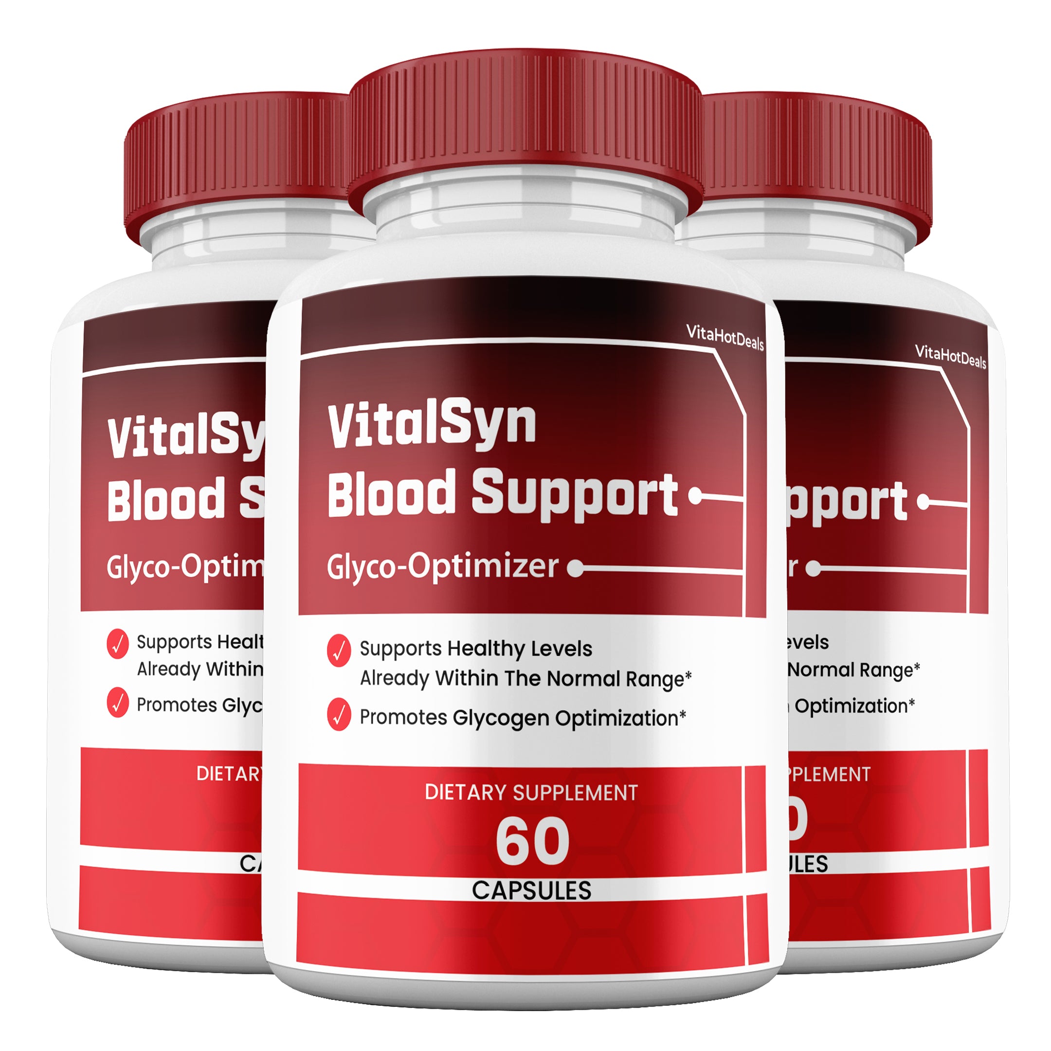 VitalSyn Blood Support Capsules (3 Pack)