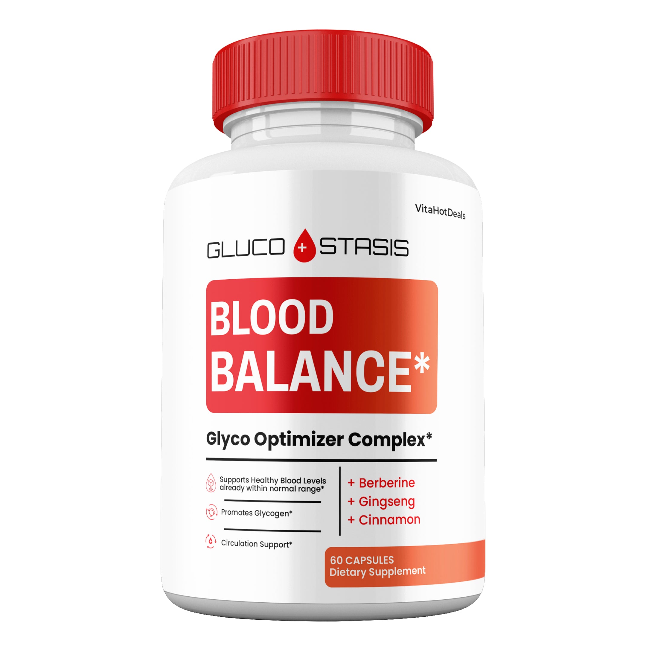Gluco+ Stasis Glycogen Support Capsules (1 Pack)