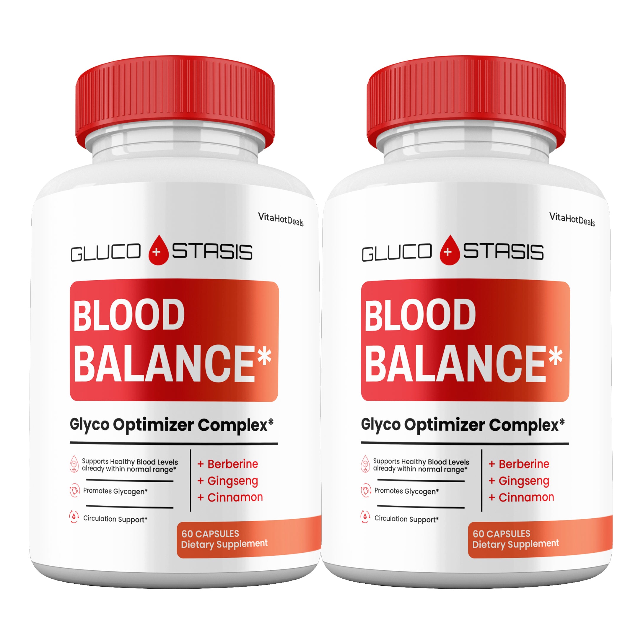 Gluco+ Stasis Glycogen Support Capsules (2 Pack)