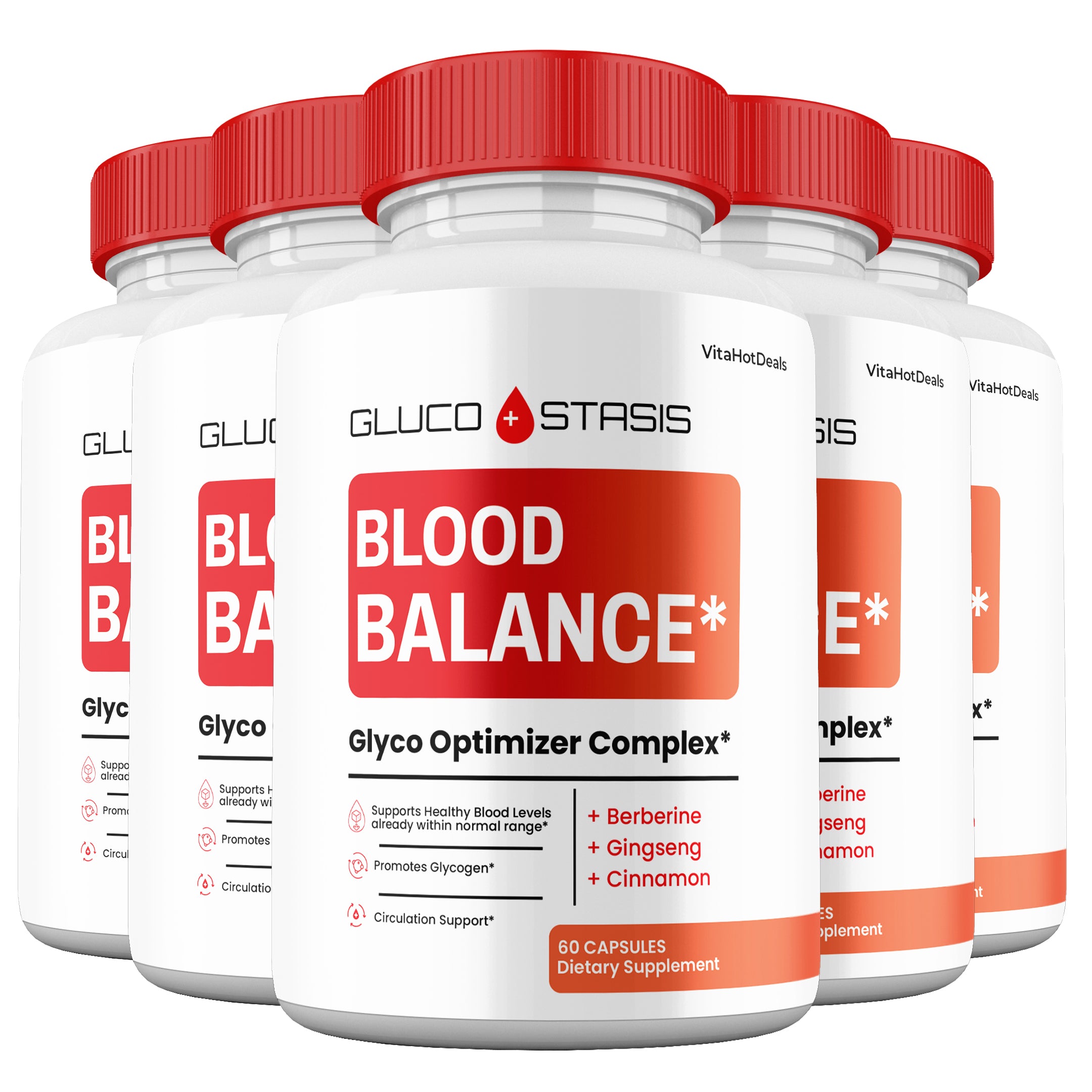 Gluco+ Stasis Glycogen Support Capsules (5 Pack)