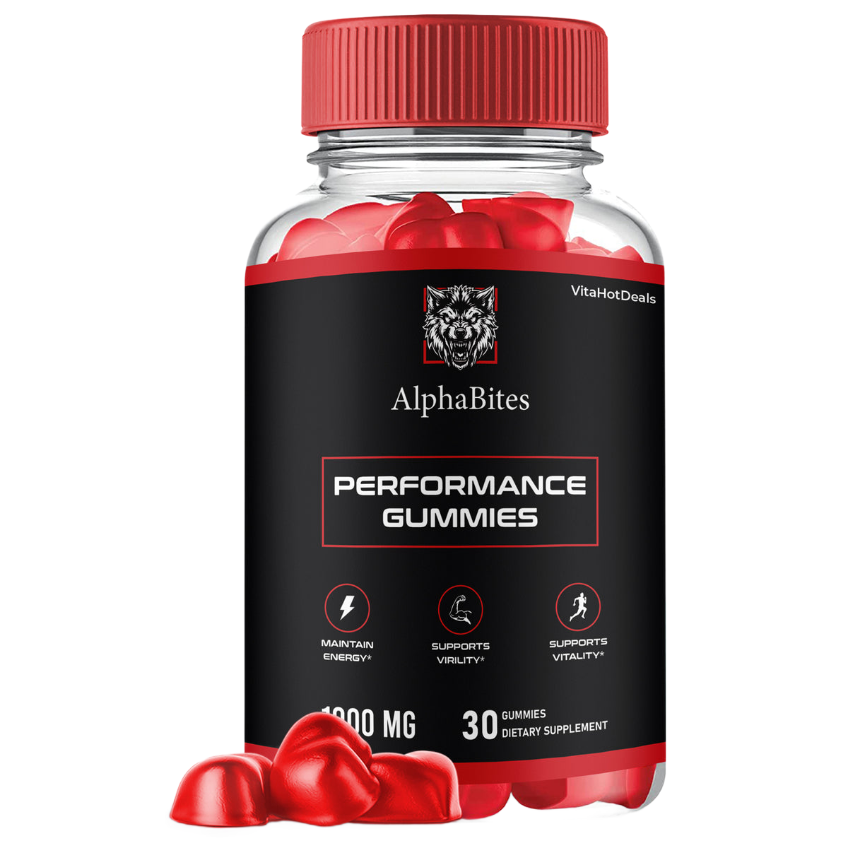 AlphaBites Male Performance Gummies (1 Pack)