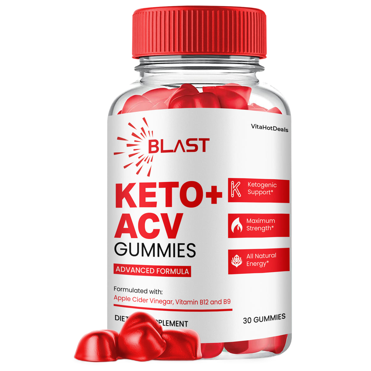 Blast Keto ACV Gummies (1 Pack)