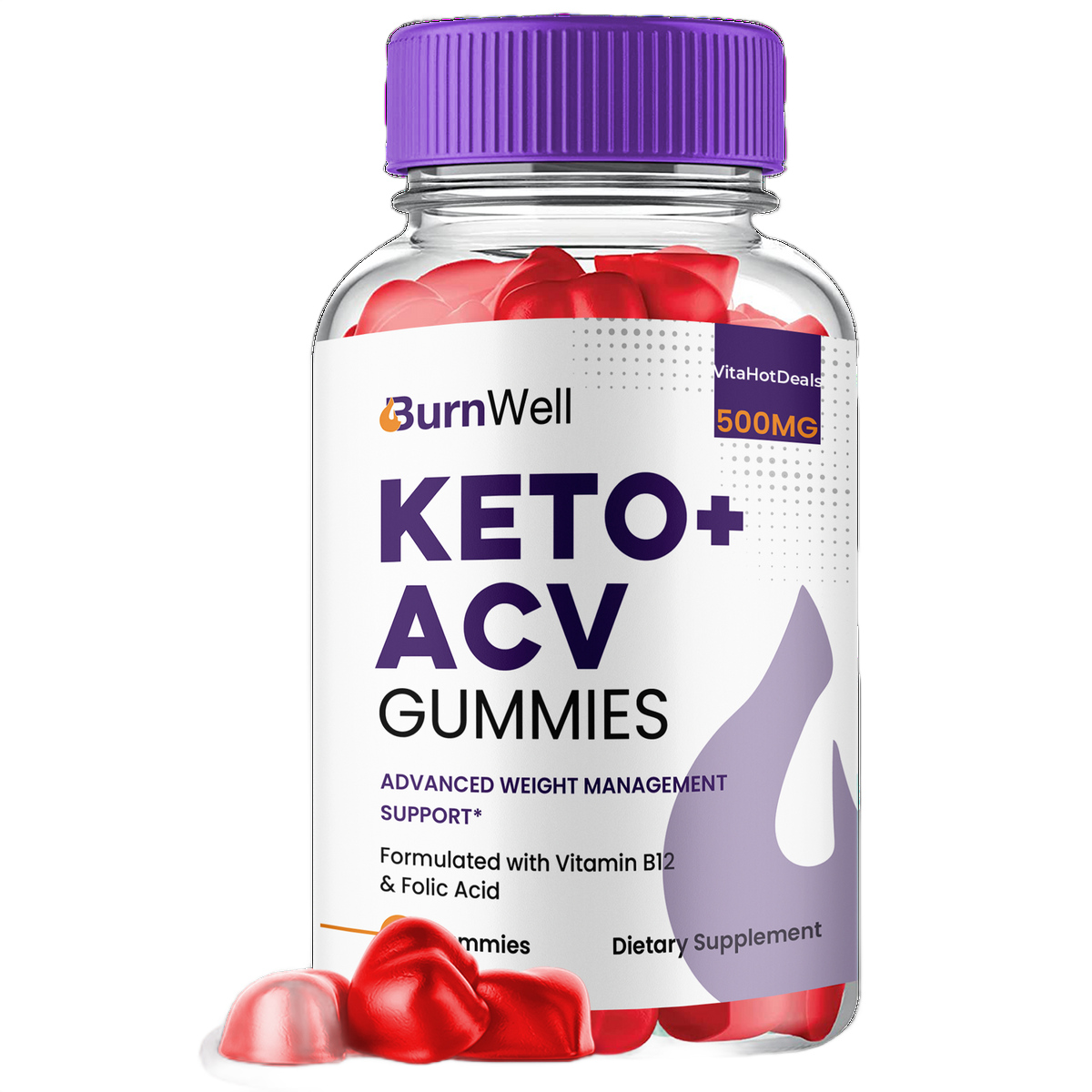 Burn Well Keto ACV Gummies (1 Pack)