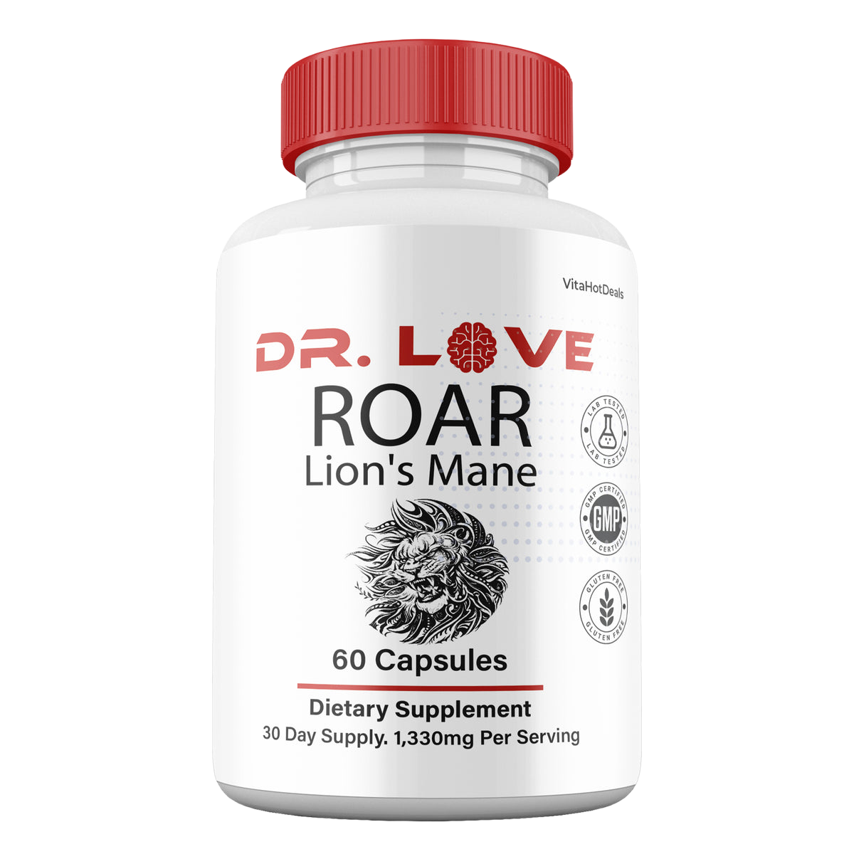 Dr. Love Roar Lion’s Mane Capsules (1 Pack)