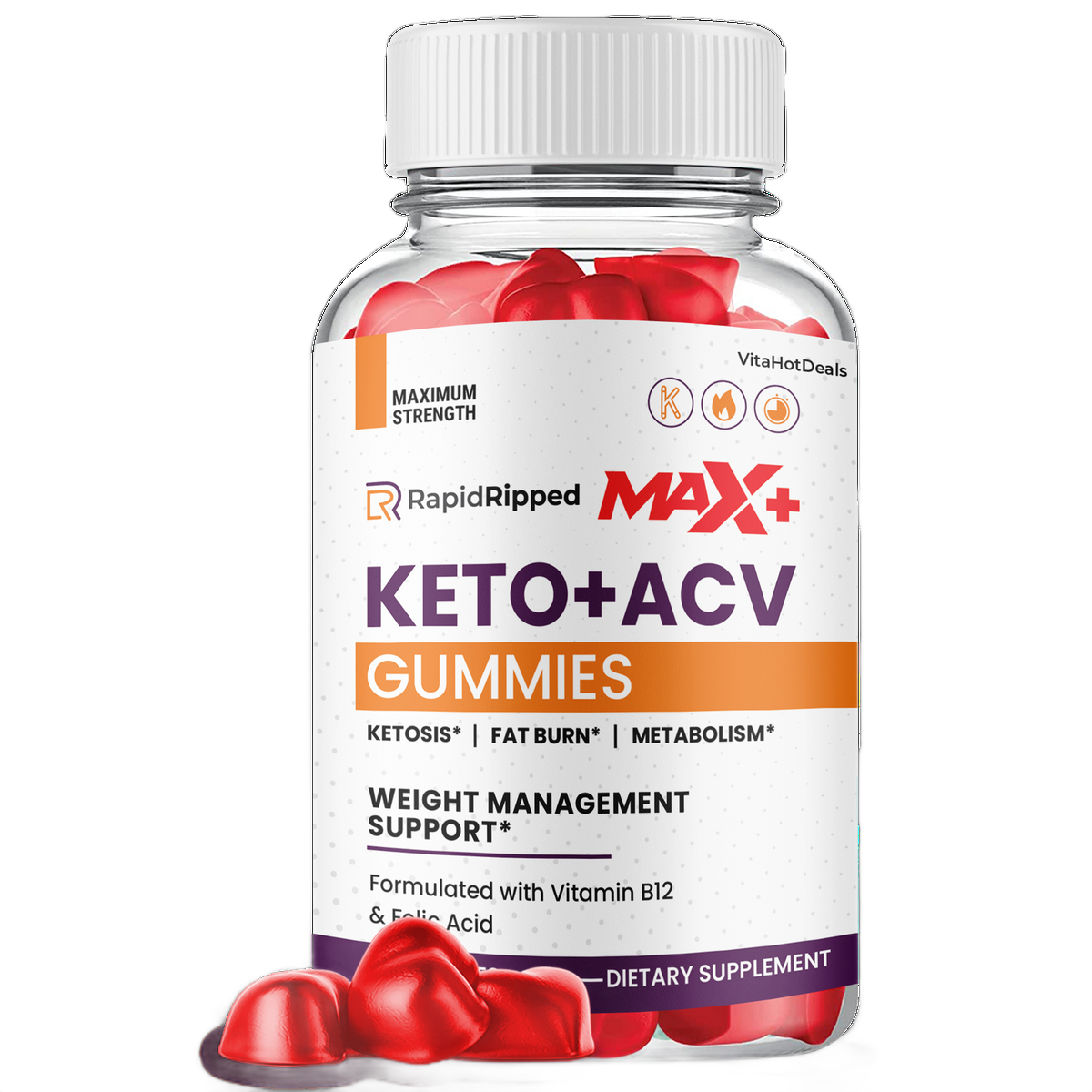 Extreme Power Rapid Ripped Keto ACV Gummies (1 Pack)