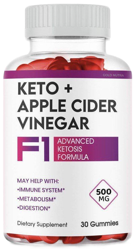 (1 Pack) F1 Keto+ACV Gummies