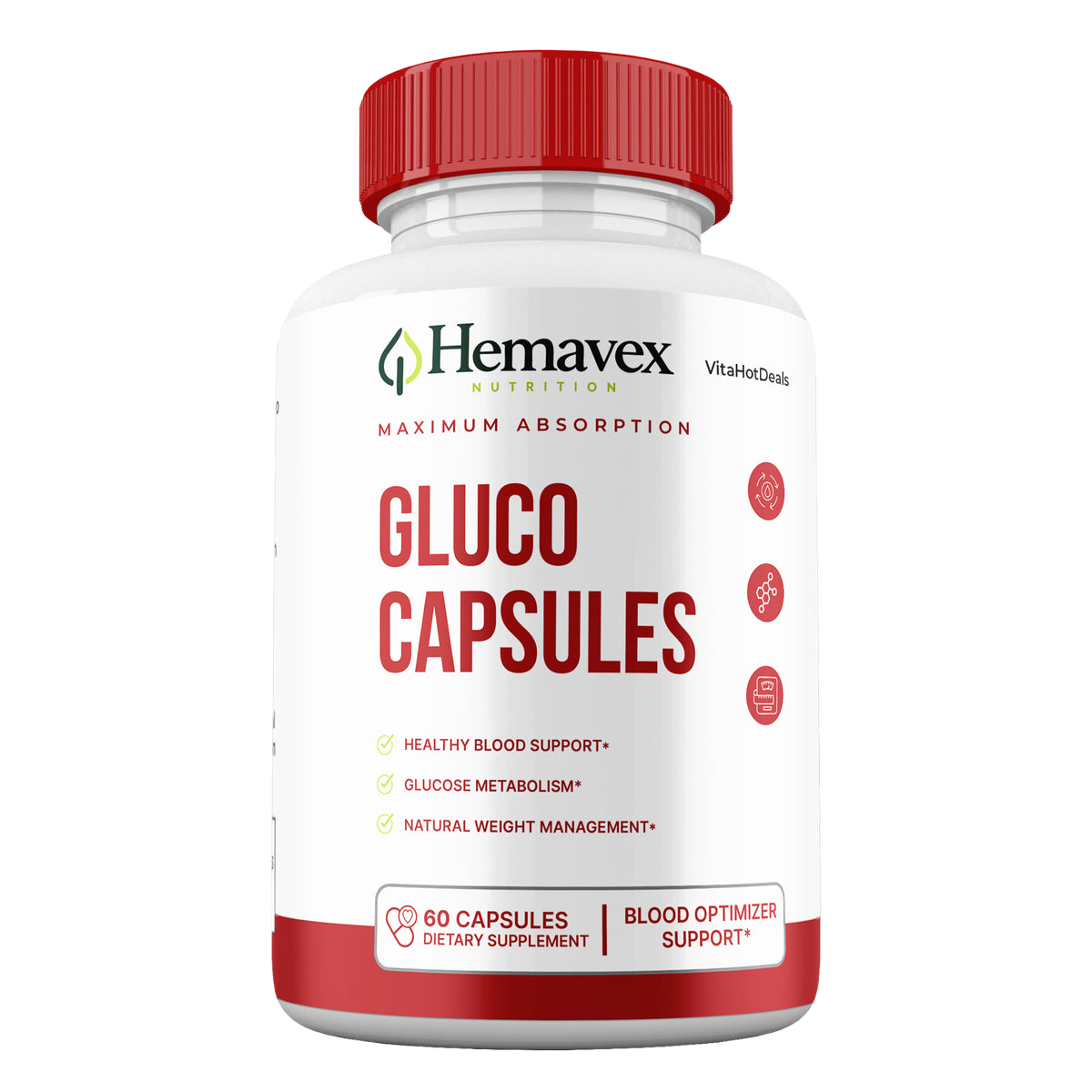 Hemavex Gluco Capsules (1 Pack)