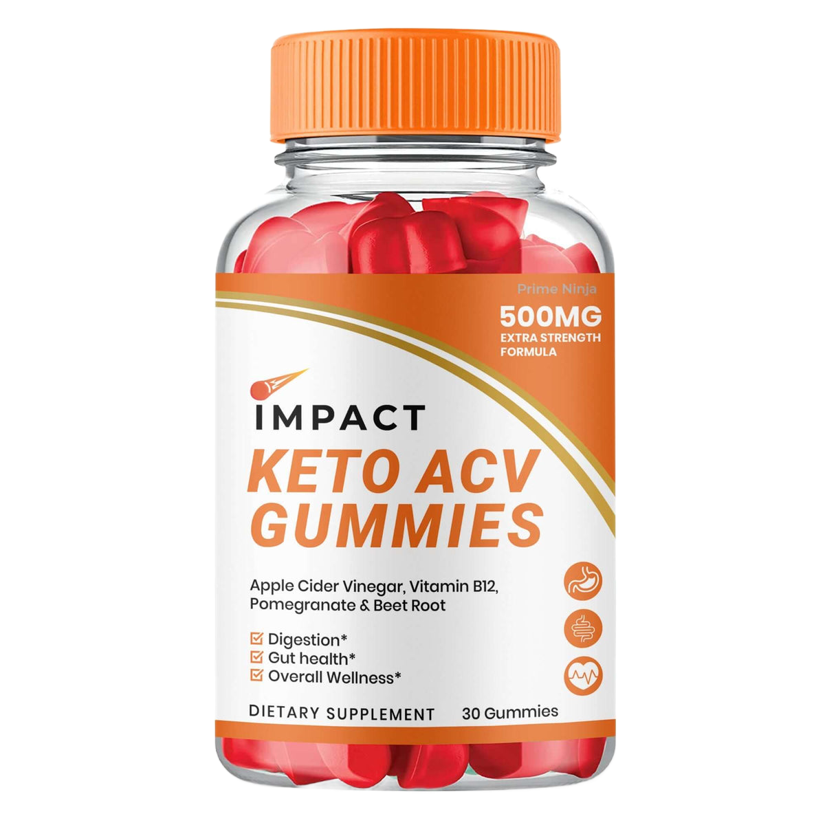 (1 Pack) Impact Keto ACV Gummies