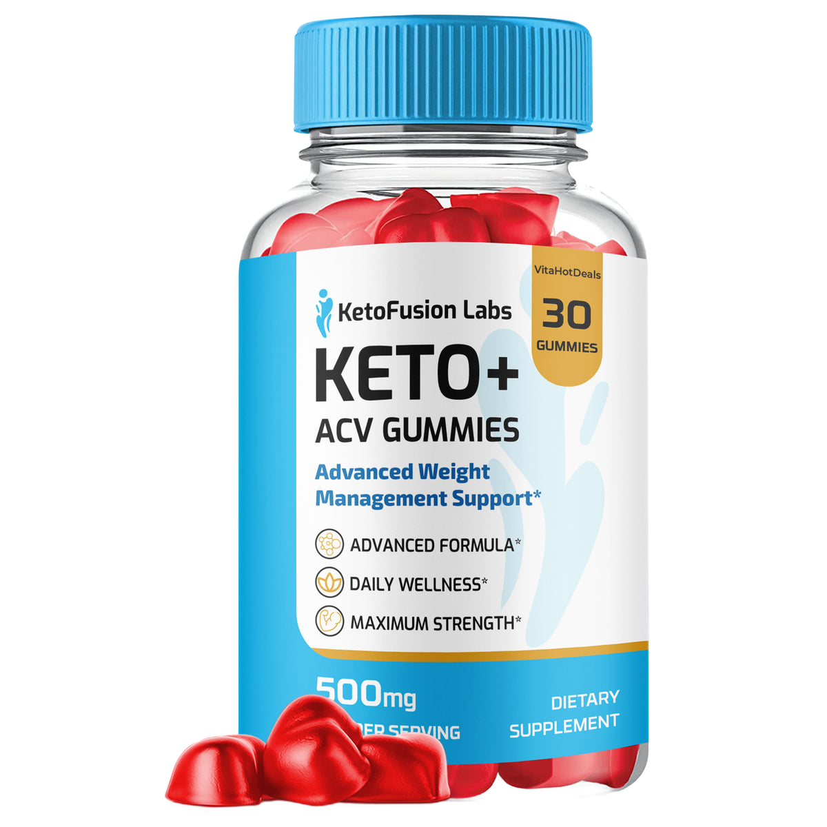 Keto Fusion Labs ACV Gummies (1 Pack)